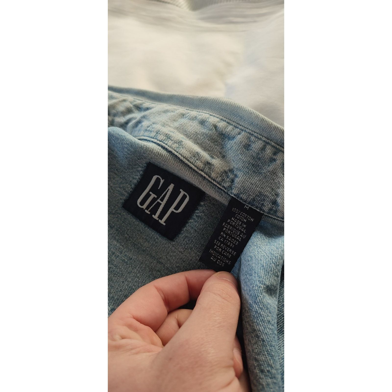 Gap GAP men's Vintage Denim shirt | 100% Cotton | Size Medium Size US M / EU 48-50 / 2 - 3 Thumbnail
