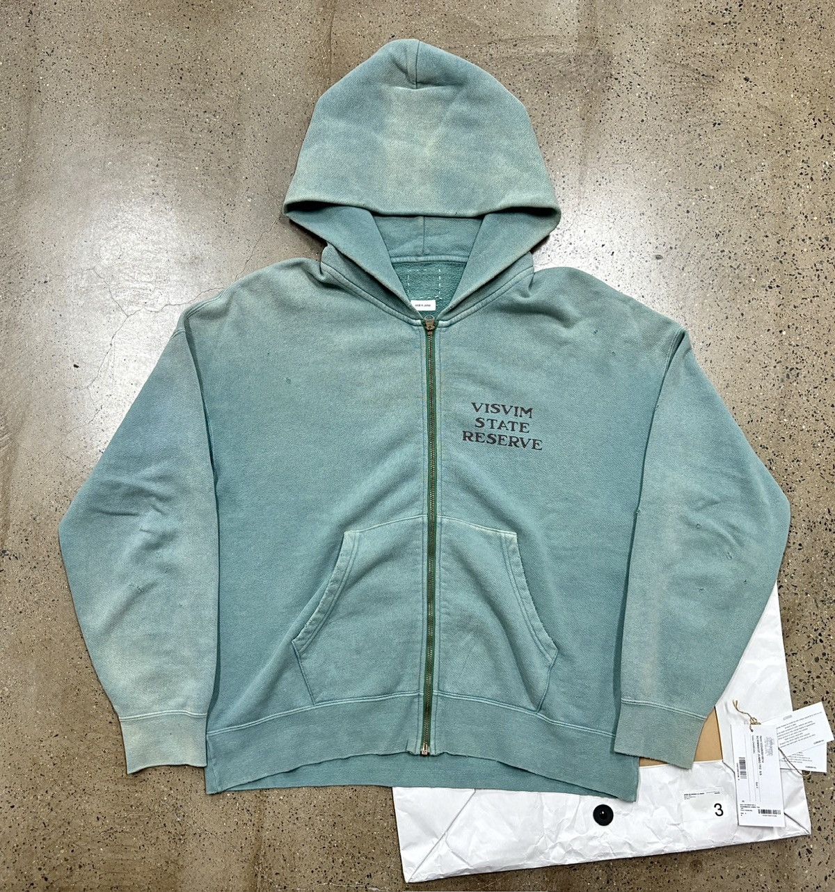 Visvim VISVIM 24AW JUMBO SB HOODIE F.Z. CRASH | Grailed