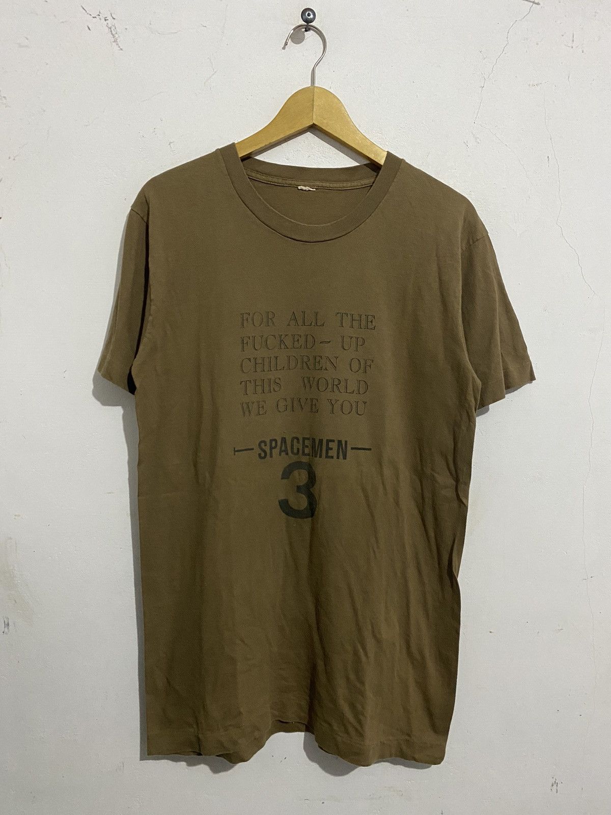 Band Tees 💸BINDINGOFFER💸 Vtg Spaceman 3 For All The Fucked Shirt Word Size US M / EU 48-50 / 2 - 1 Thumbnail