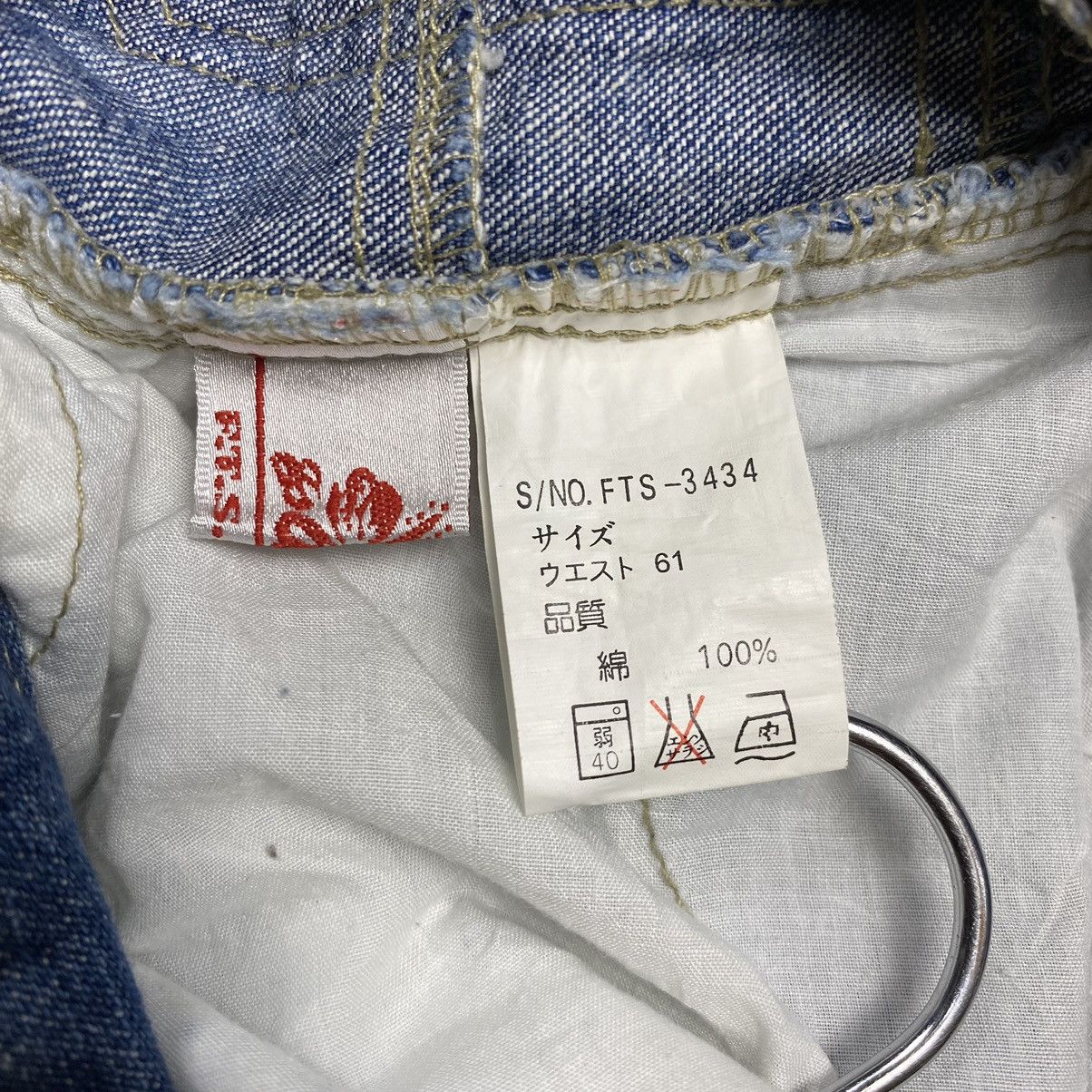 Hysteric Glamour × Japanese Brand F.t.s Company Hagi patchwork flared denim pants Size US 27 - 8 Thumbnail