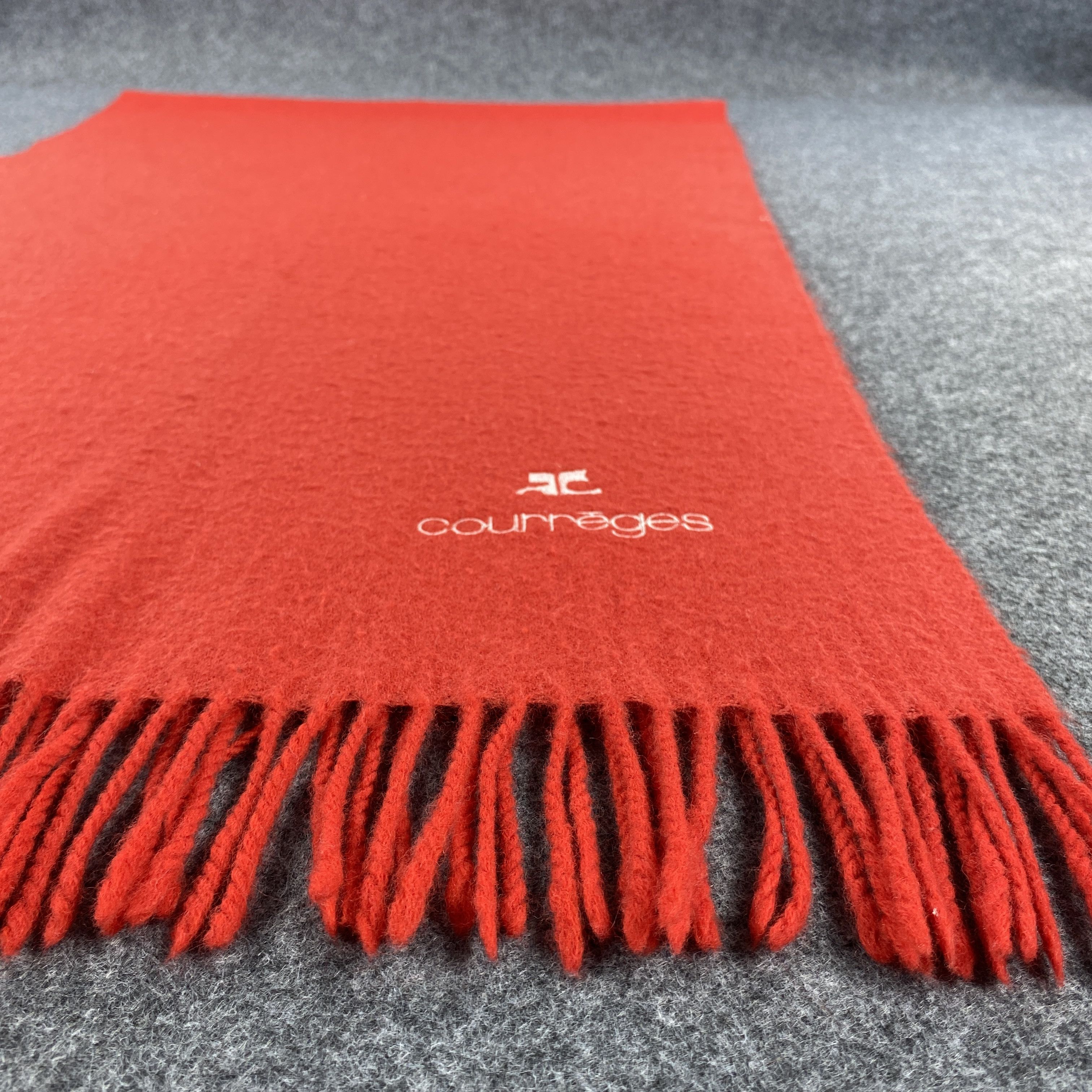 Courreges × Vintage GF10665 Courreges Scarf Neck Wear Muffler Size ONE SIZE - 4 Thumbnail