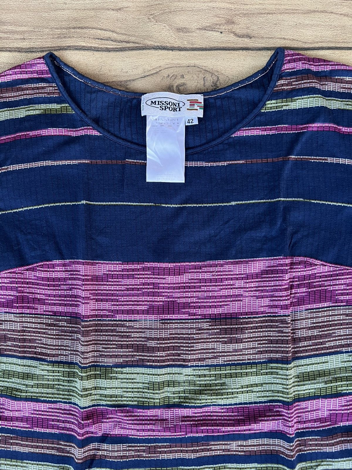 Missoni Missoni sport multi colour t shirt Size L / US 10 / IT 46 - 3 Thumbnail