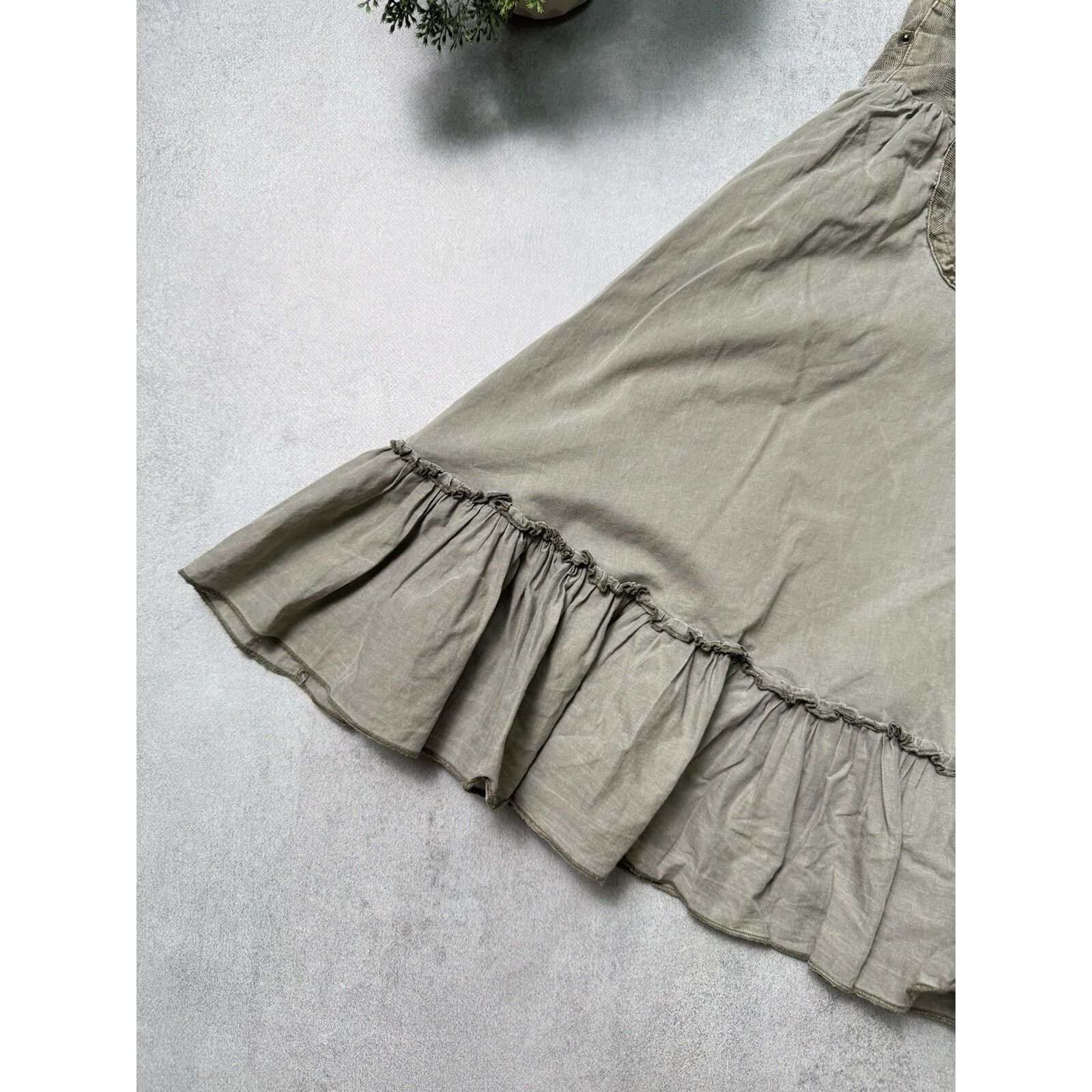 Designer × Morgan Homme Vintage Morgan de Toi Skirt Avant Garde Size 38 Beige Size 27" / US 4 / IT 40 - 20 Thumbnail