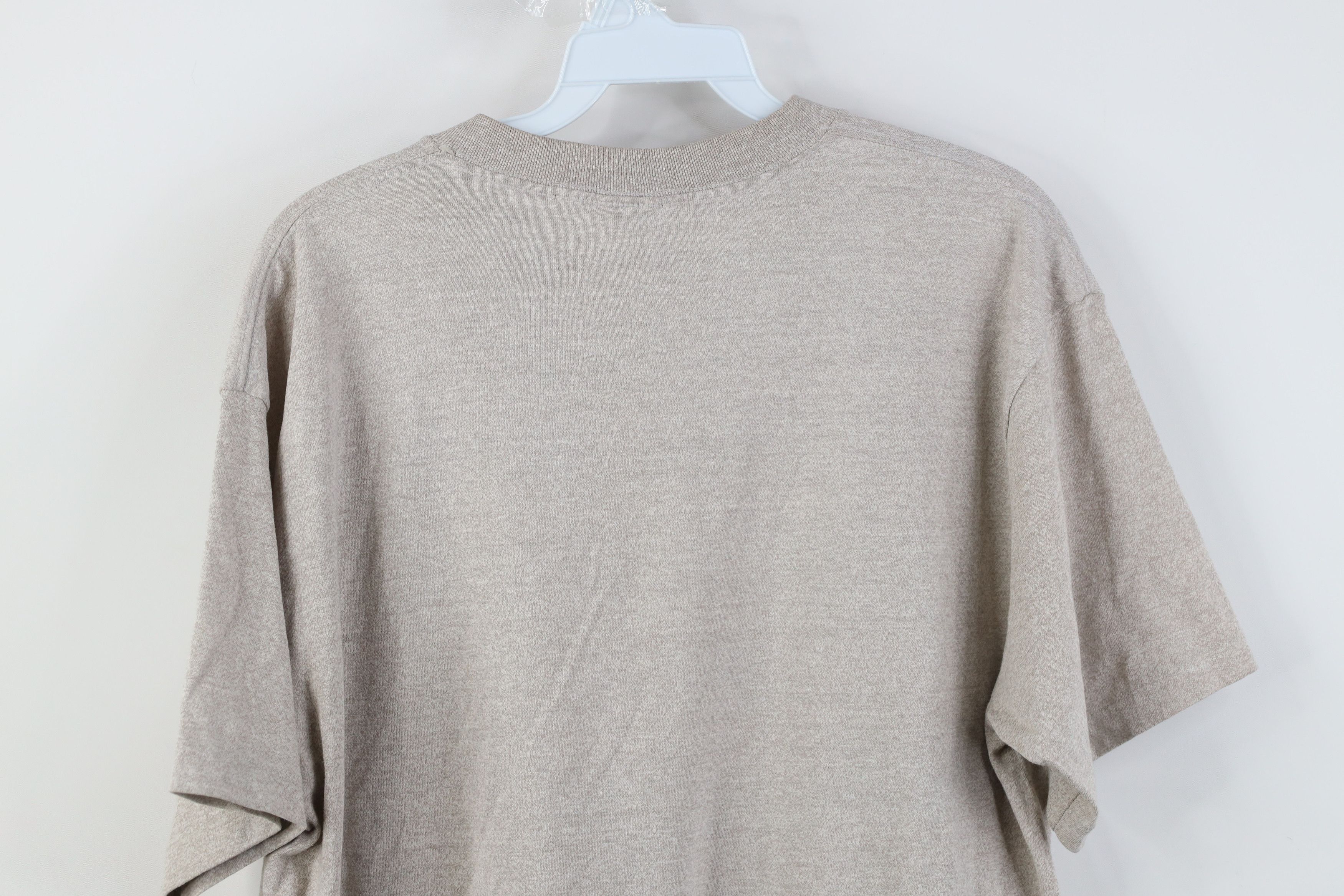Adidas Vintage 70s 80s Adidas Spell Out Trefoil T-Shirt Gray USA Size US L / EU 52-54 / 3 - 12 Thumbnail