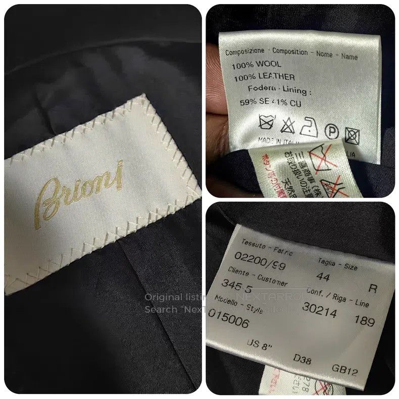 Brioni Brioni Women's leather-trimmed wool coat Size M / US 6-8 / IT 42-44 - 6 Thumbnail