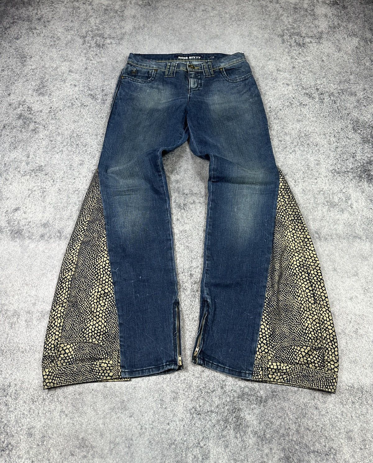 Miss Sixty Y2K Vintage Baggy Pants Miss Sixty Streetwear 29 Usa Rare Size 29" - 1 Thumbnail