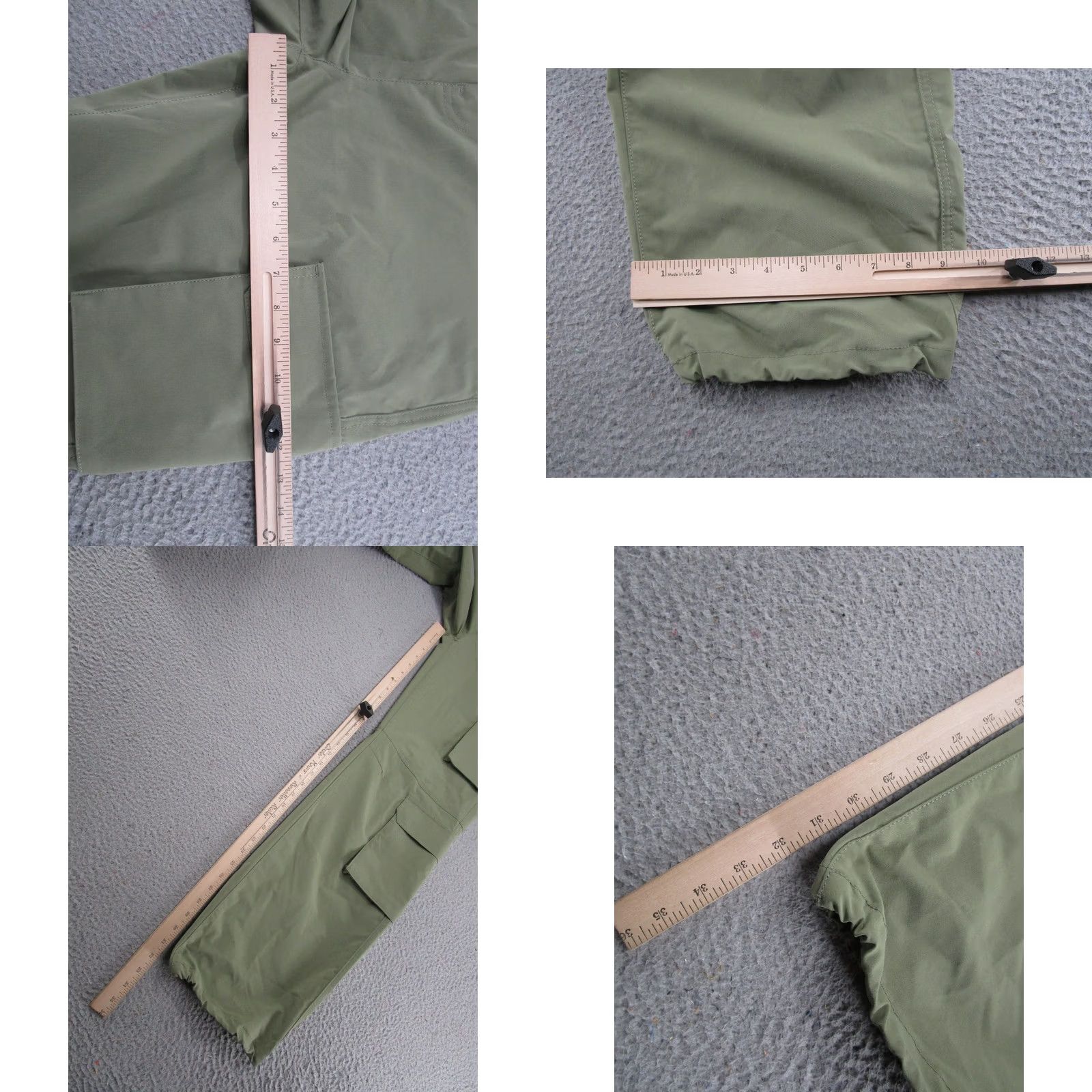 Vintage Love Tree Cargo Pants Baggy Green Elastic Waist Women’s L Size Pants Size 36" / US 14 / IT 50 - 8 Thumbnail