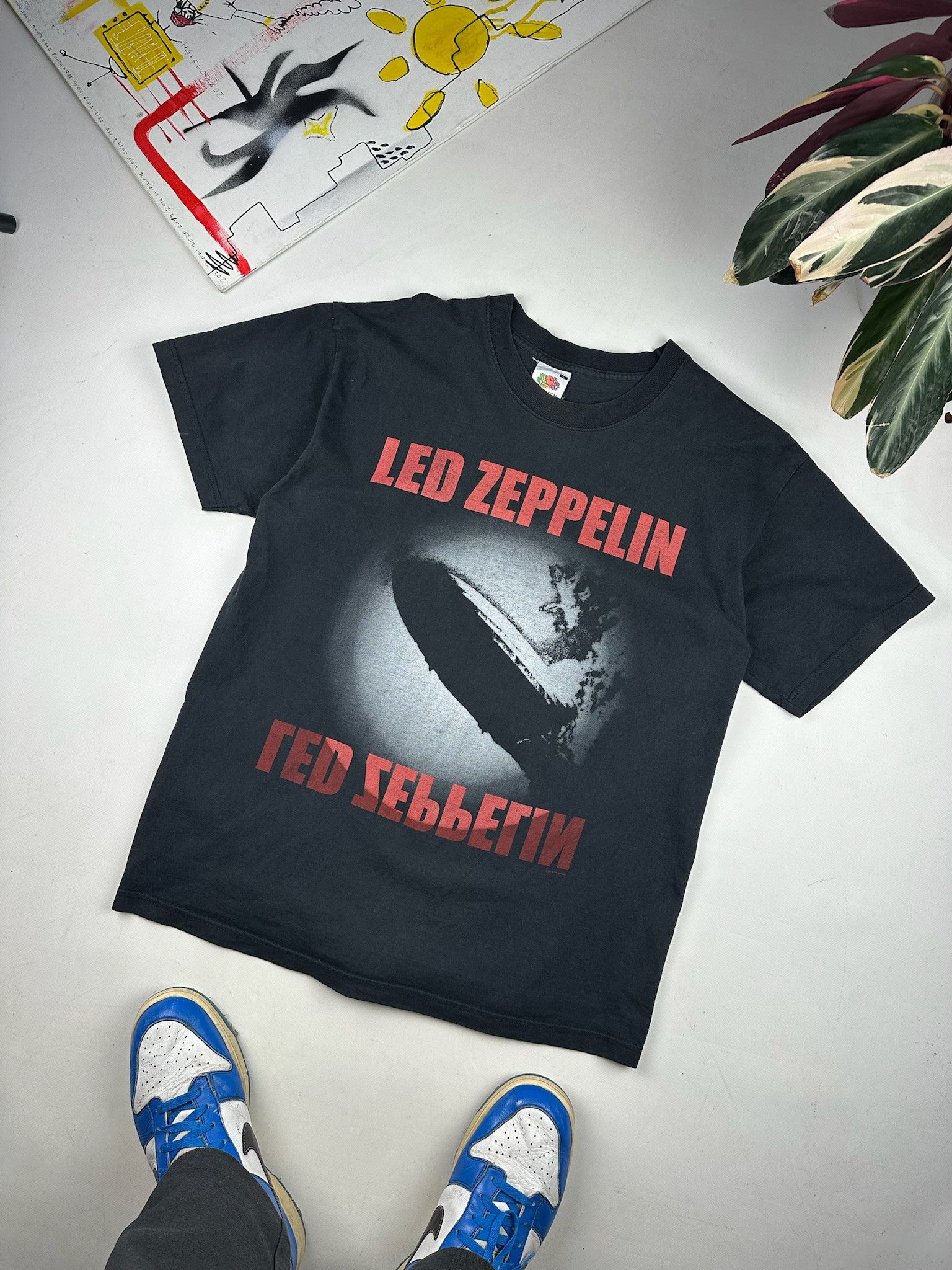 Band Tees Rare Vintage Y2k Led Zeppelin Graphic T Shirt Size US L / EU 52-54 / 3 - 1 Thumbnail