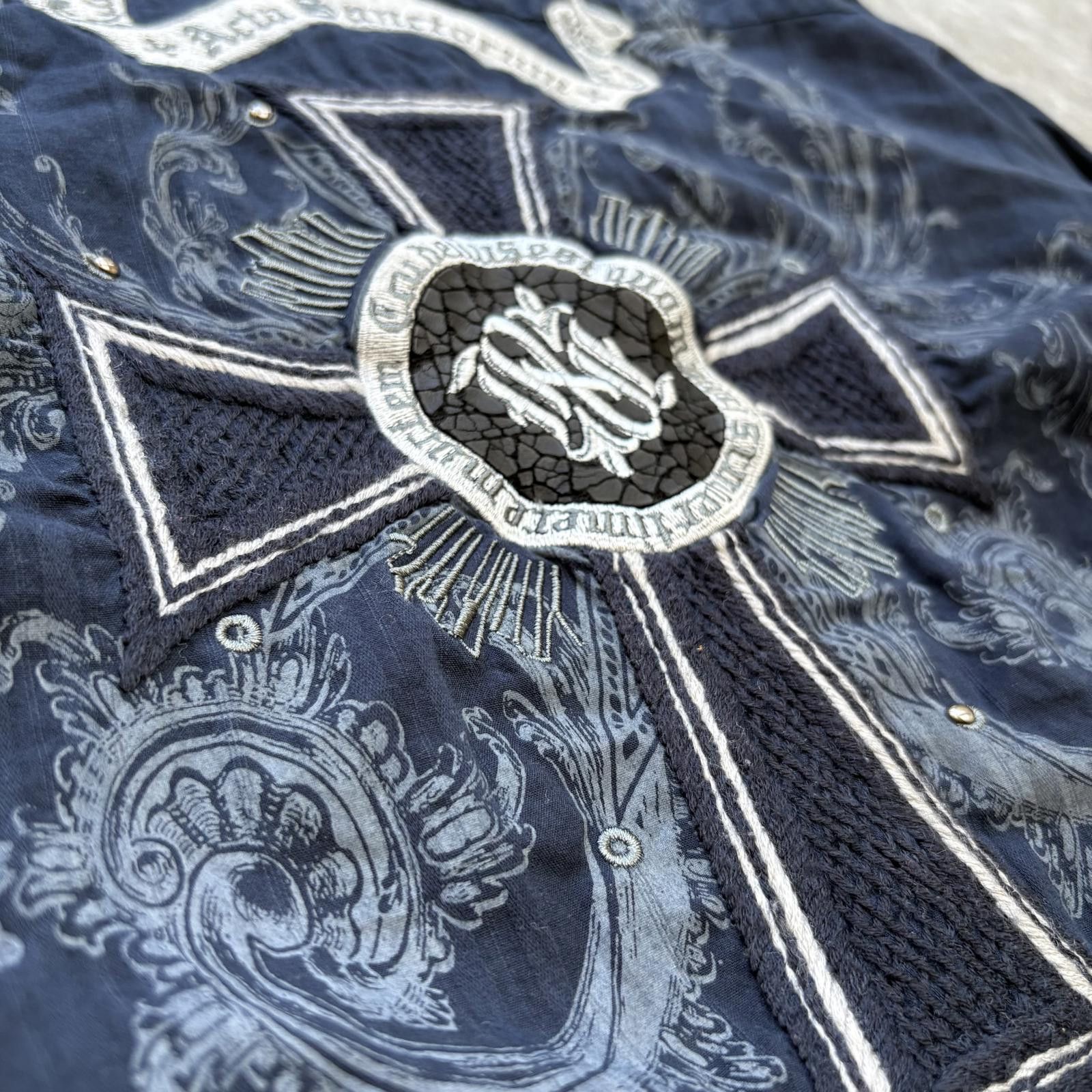 Royal Underground Vintage Y2K Royal Underground Affliction Button Up Shirt Size US XL / EU 56 / 4 - 6 Thumbnail