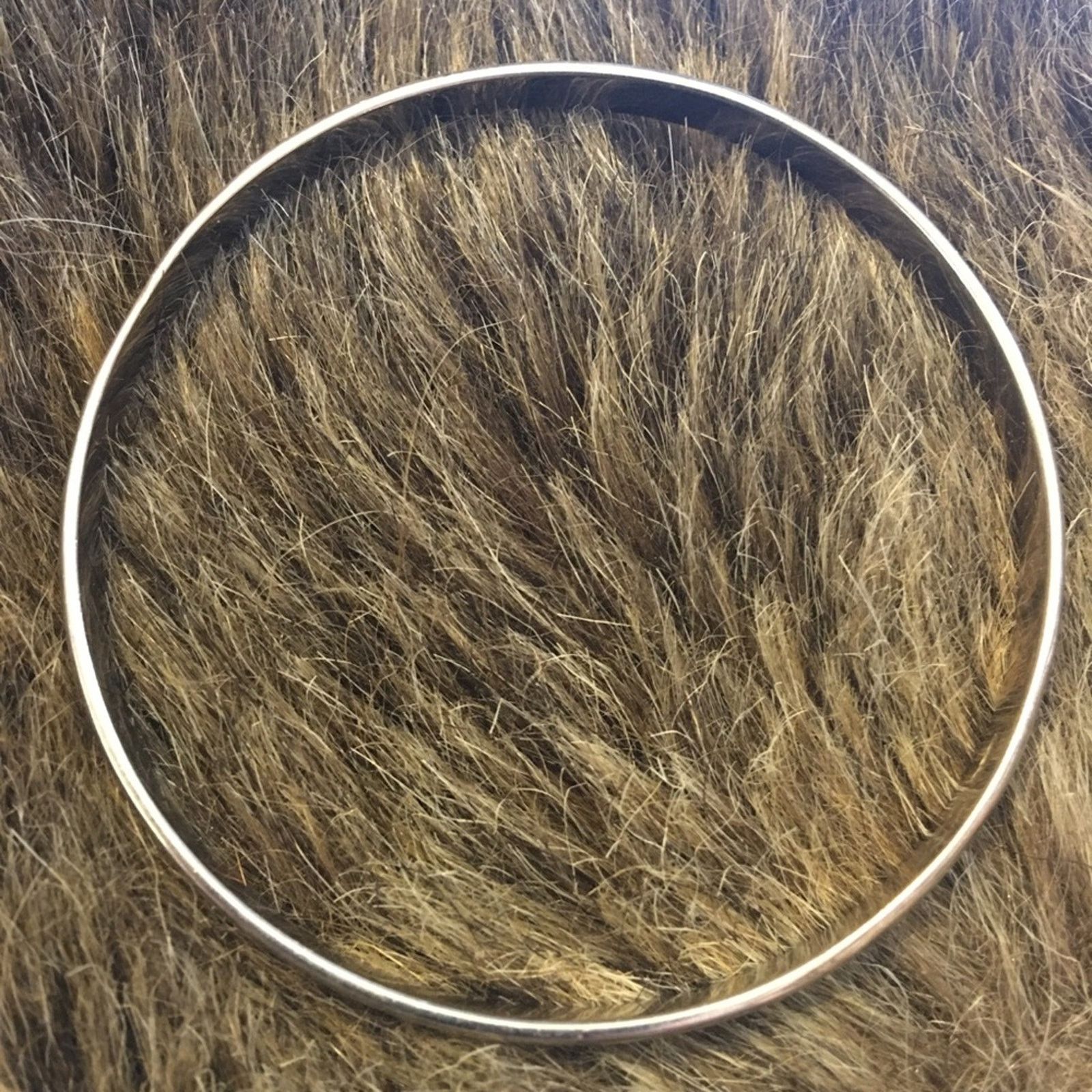 Vintage Vintage 70s Mexican silver 925 bangle bracelet Size ONE SIZE - 6 Thumbnail