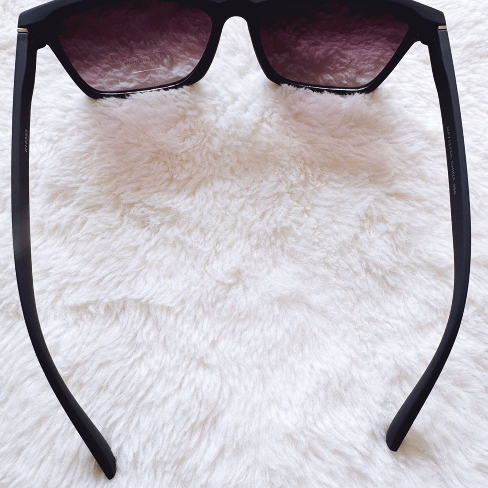 Other Ora Charcoal Angular Frame Sunglasses Size ONE SIZE - 7 Thumbnail