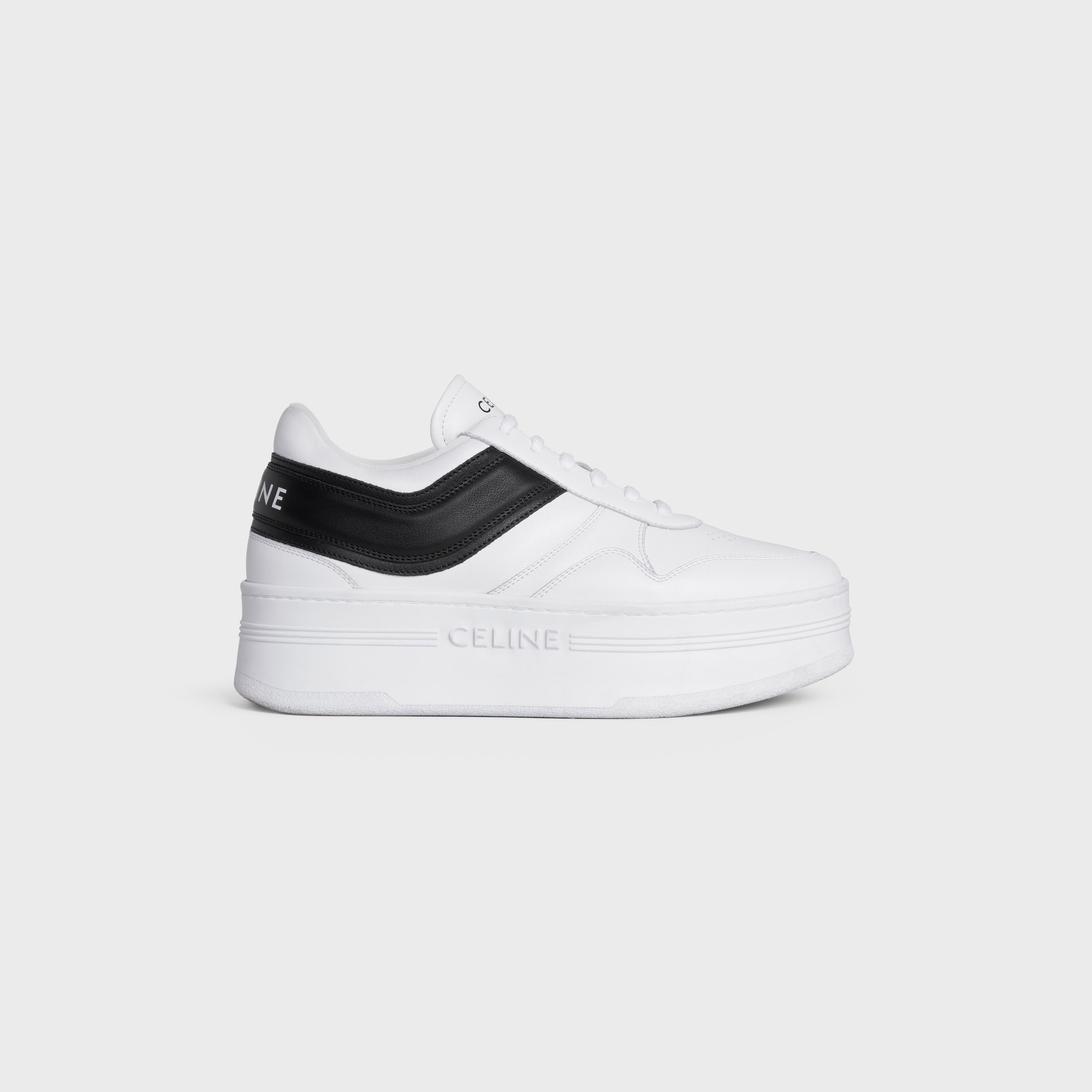 Celine CELINE BLOCK SNEAKERS WITH WEDGE OUTSOLE IN CALFSKIN Size US 8 / IT 38 - 1 Thumbnail