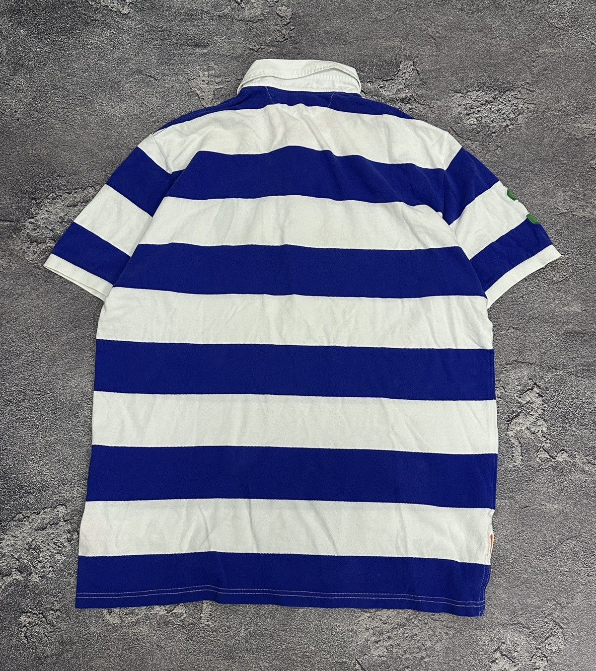 Vintage Vintage Ralph Lauren #3 Striped Rugby Polo Shirt XL Size US XL / EU 56 / 4 - 2 Thumbnail