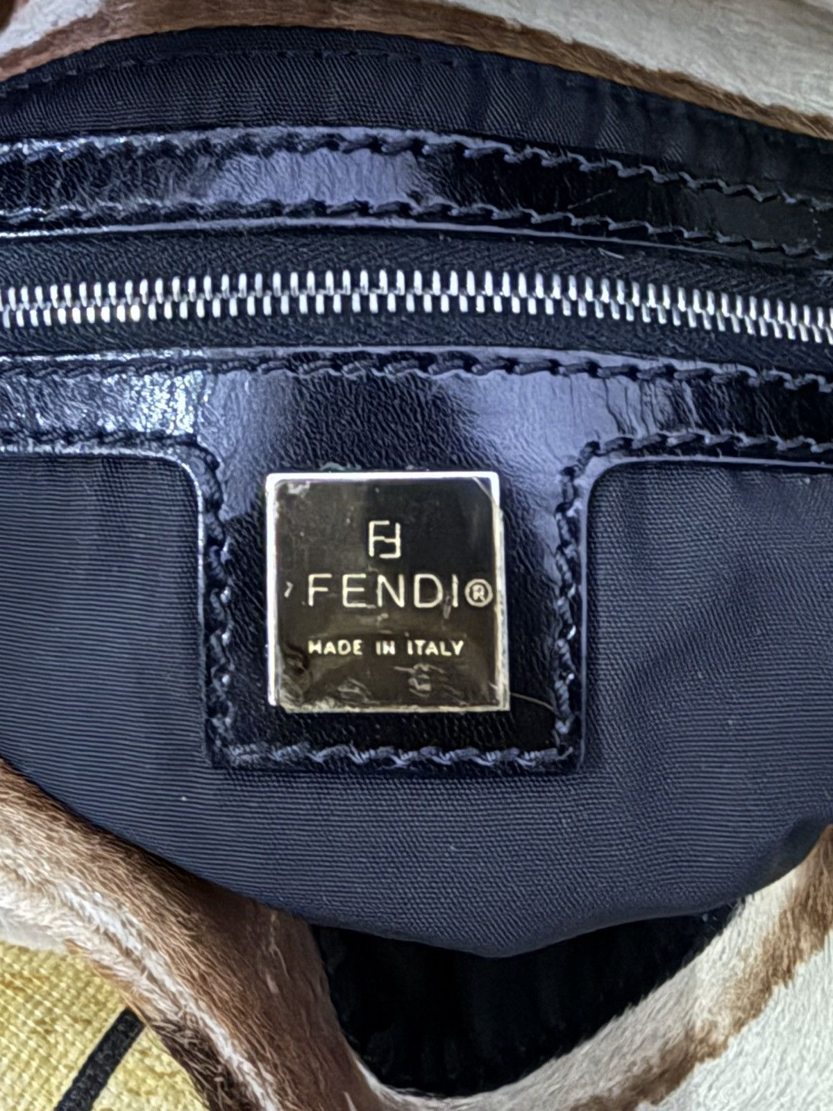 Fendi Rare Vintage Fendi Calf Hair Mamma Baguette Bag Size ONE SIZE - 15 Thumbnail