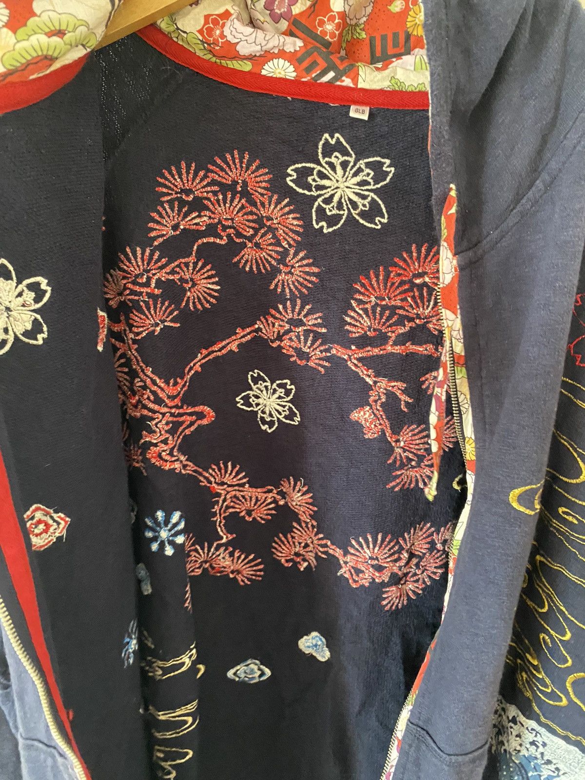 Japanese Brand × Vintage Sukajan Embroidered Hoodies Size US XXL / EU 58 / 5 - 12 Thumbnail