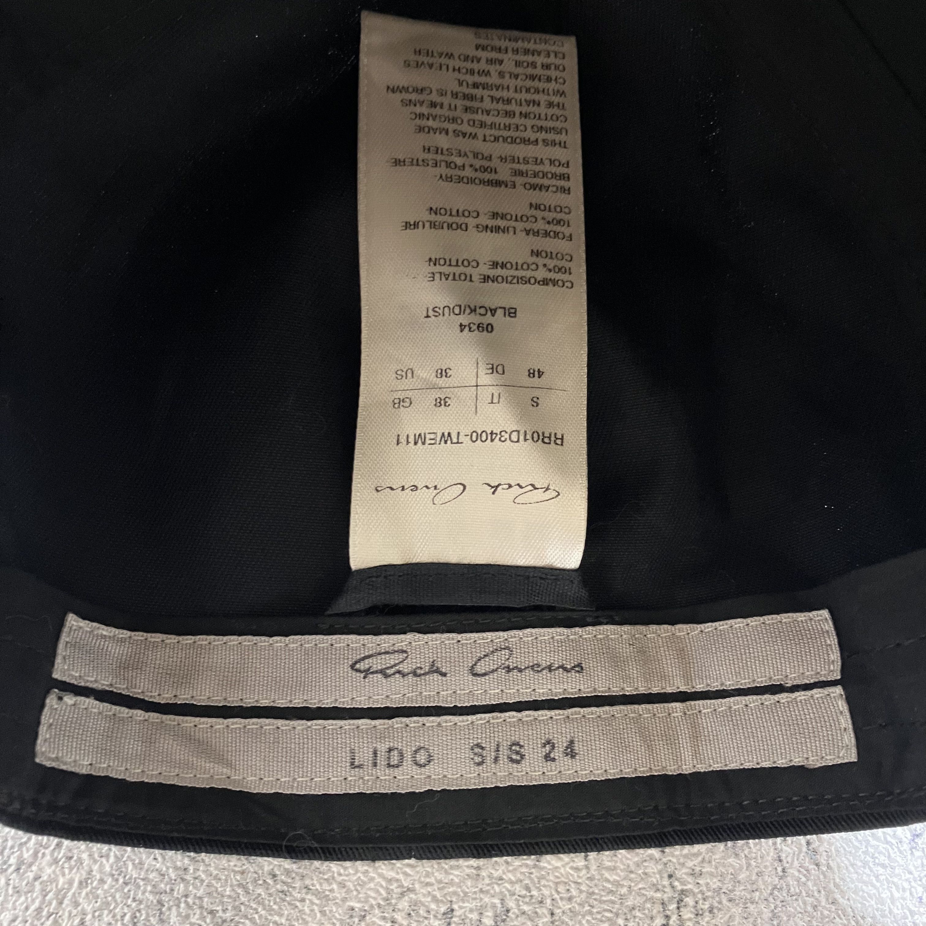 Rick Owens Rick Owens S/S 2024 'CUNT' black cotton caps Size ONE SIZE - 6 Thumbnail