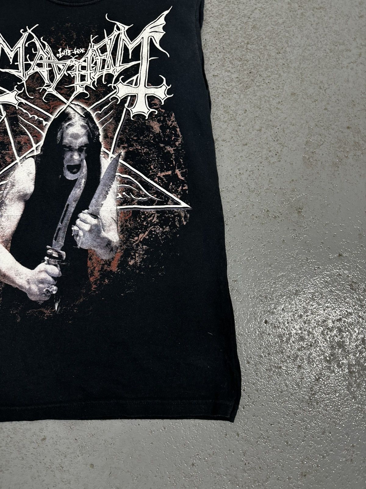 Band Tees Mayhem Death Dark Metal Rock Tank Top Size US S / EU 44-46 / 1 - 5 Thumbnail