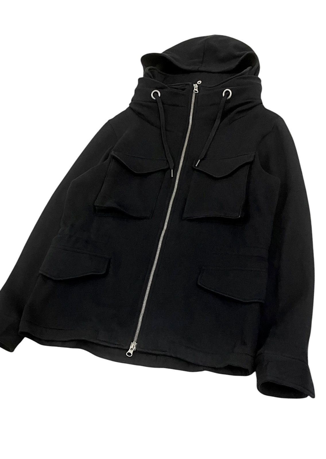 ジャケット・アウター 00s 14th Addiction Bono Coating Jacket 14th Addiction Asymmetrical Hooded Bono Leather Jacket