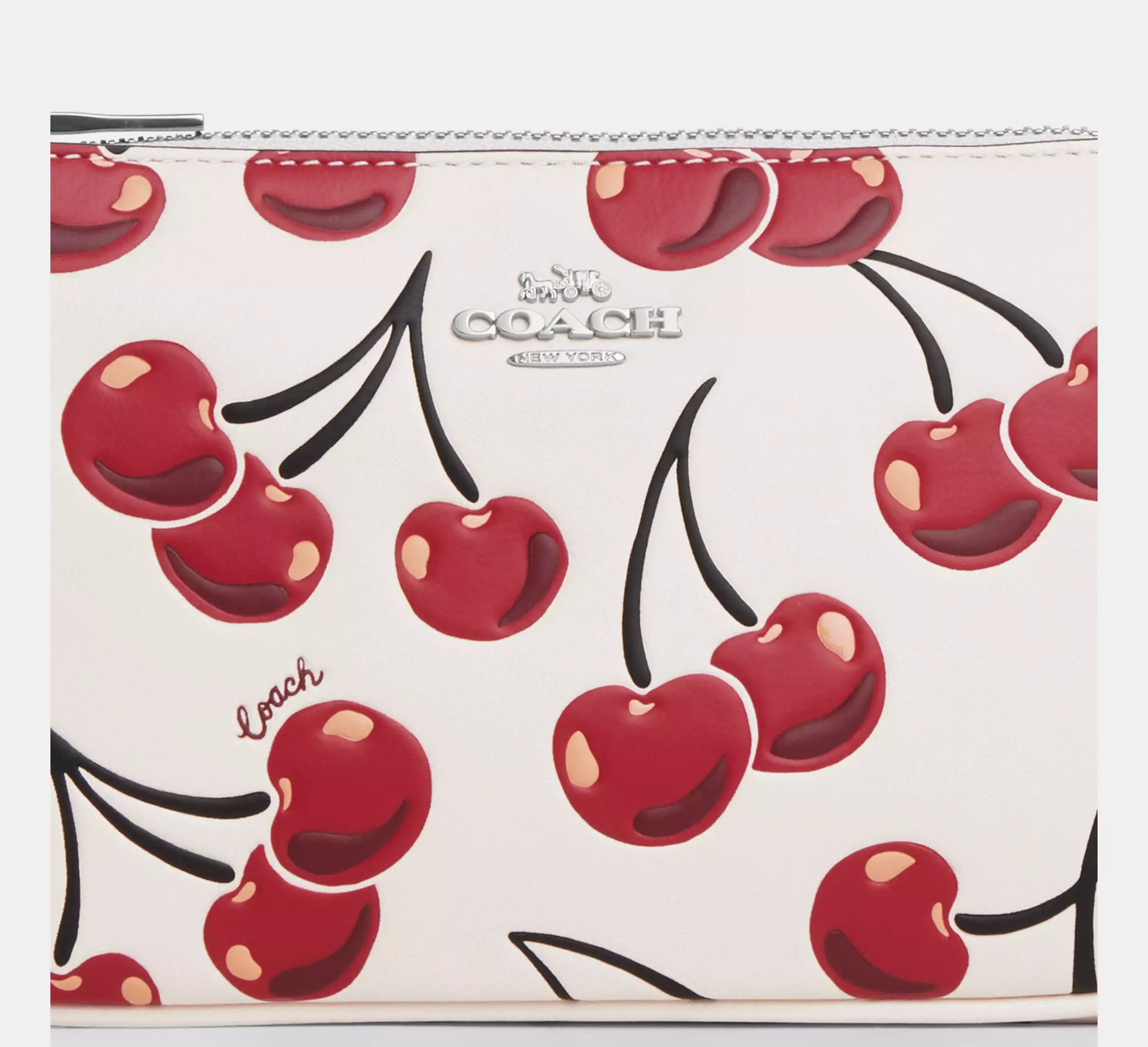 Coach 🍒 Nolita 19 With Cherry Print CZ012 Size ONE SIZE - 9 Thumbnail