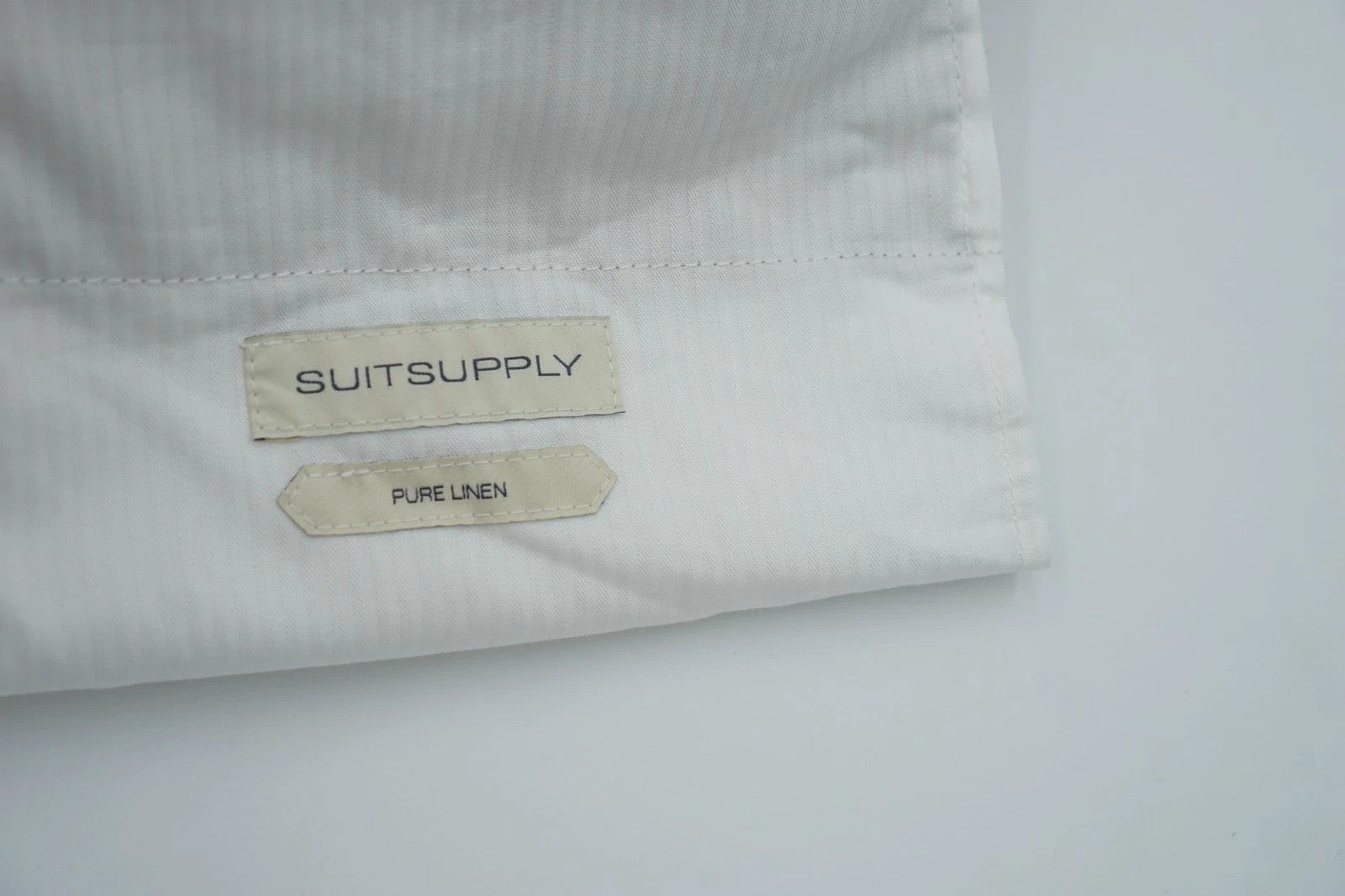 Suitsupply Men Suitsupply Pants 100% Pure Linen Blake Flat Front US46 Size 46R - 5 Thumbnail
