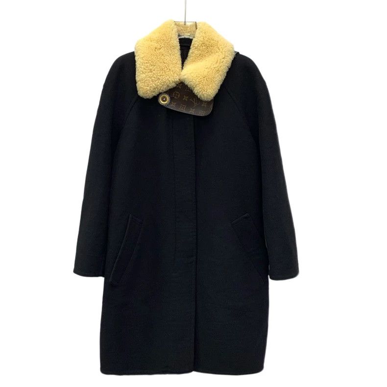 Louis Vuitton Louis Vuitton Black logo presbyopic wool lapel long-sleeve Size S / US 4 / IT 40 - 1 Thumbnail