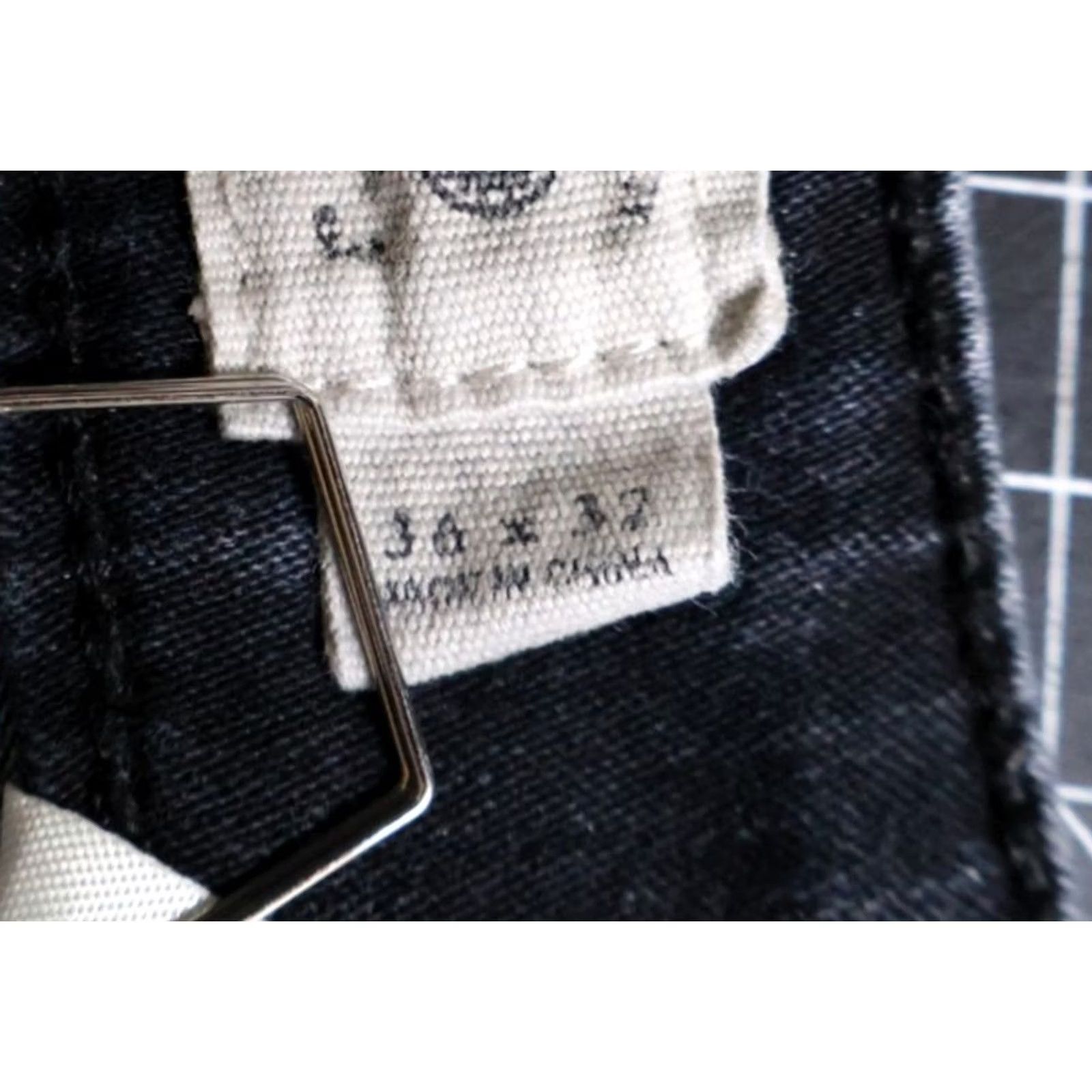 Akademiks VINTAGE Akademiks Jeans Men's 36 x 32 Black Denim Tapered Biker Low Rise Y2K VTG - 90s Grunge USA Mens Jeans Size US 36 / EU 52 - 4 Thumbnail
