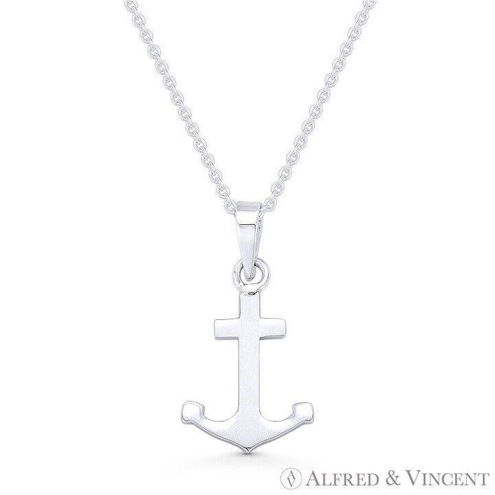 Other Sailor's Luck Charm Anchor Pendant in .925 Sterling Silver Size ONE SIZE - 1 Preview