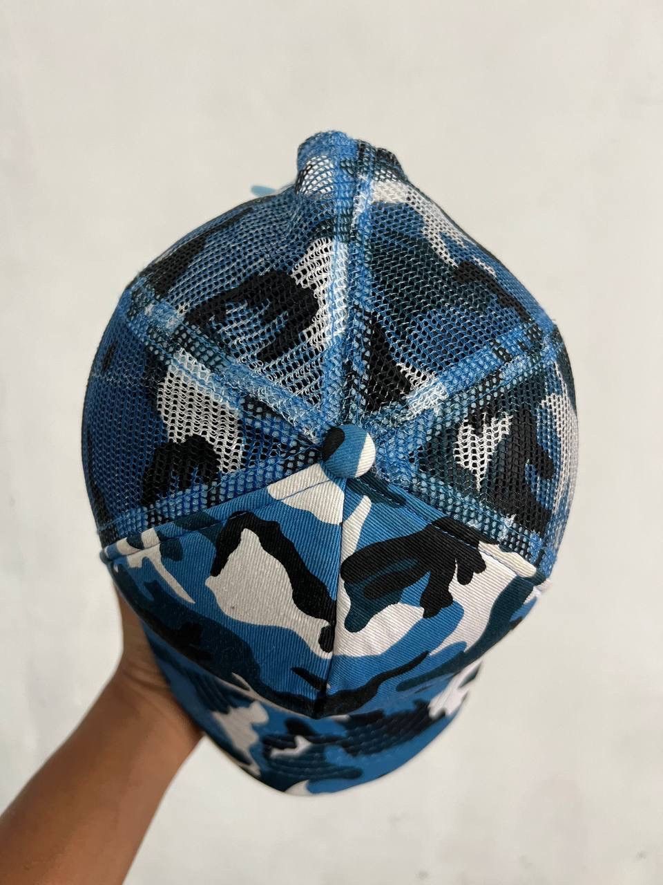 Hat Club Blue Camouflage Trucker Hat Size ONE SIZE - 11 Thumbnail