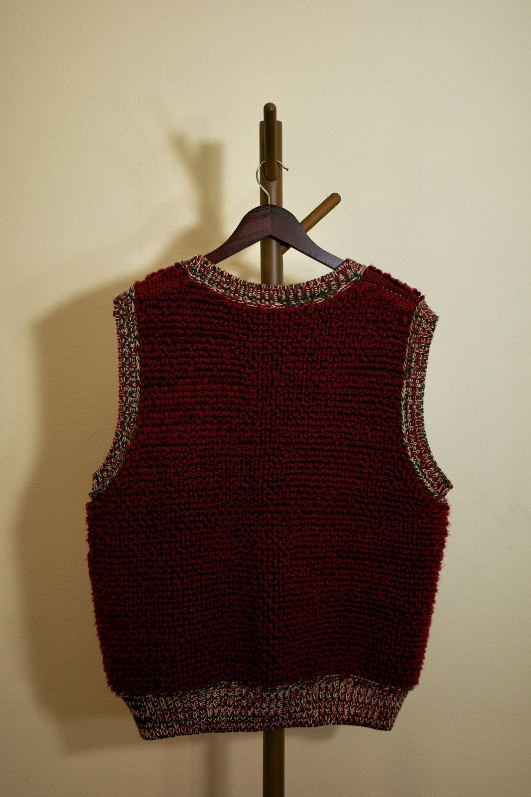 Bode Bode red merino wool vest Size US XL / EU 56 / 4 - 3 Thumbnail