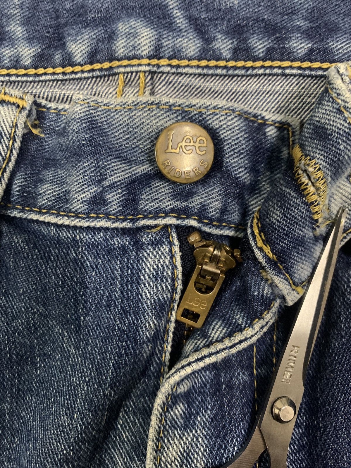 Lee Vintage Lee Riders x Edwin Mud Wash Distressed Grunge Jeans Size US 30 / EU 46 - 4 Thumbnail