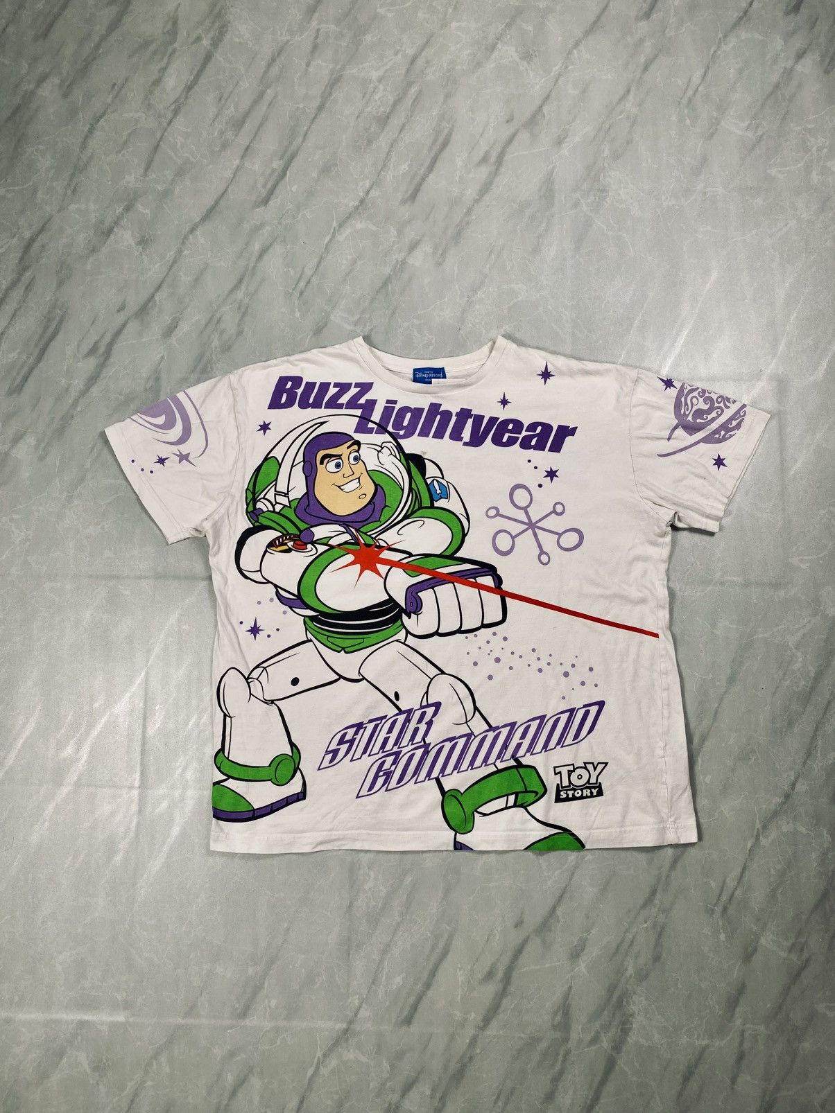 Disney Grail RARE Tokyo Disney Vintage Buzz Lightyear Tee Size US XXL / EU 58 / 5 - 1 Thumbnail