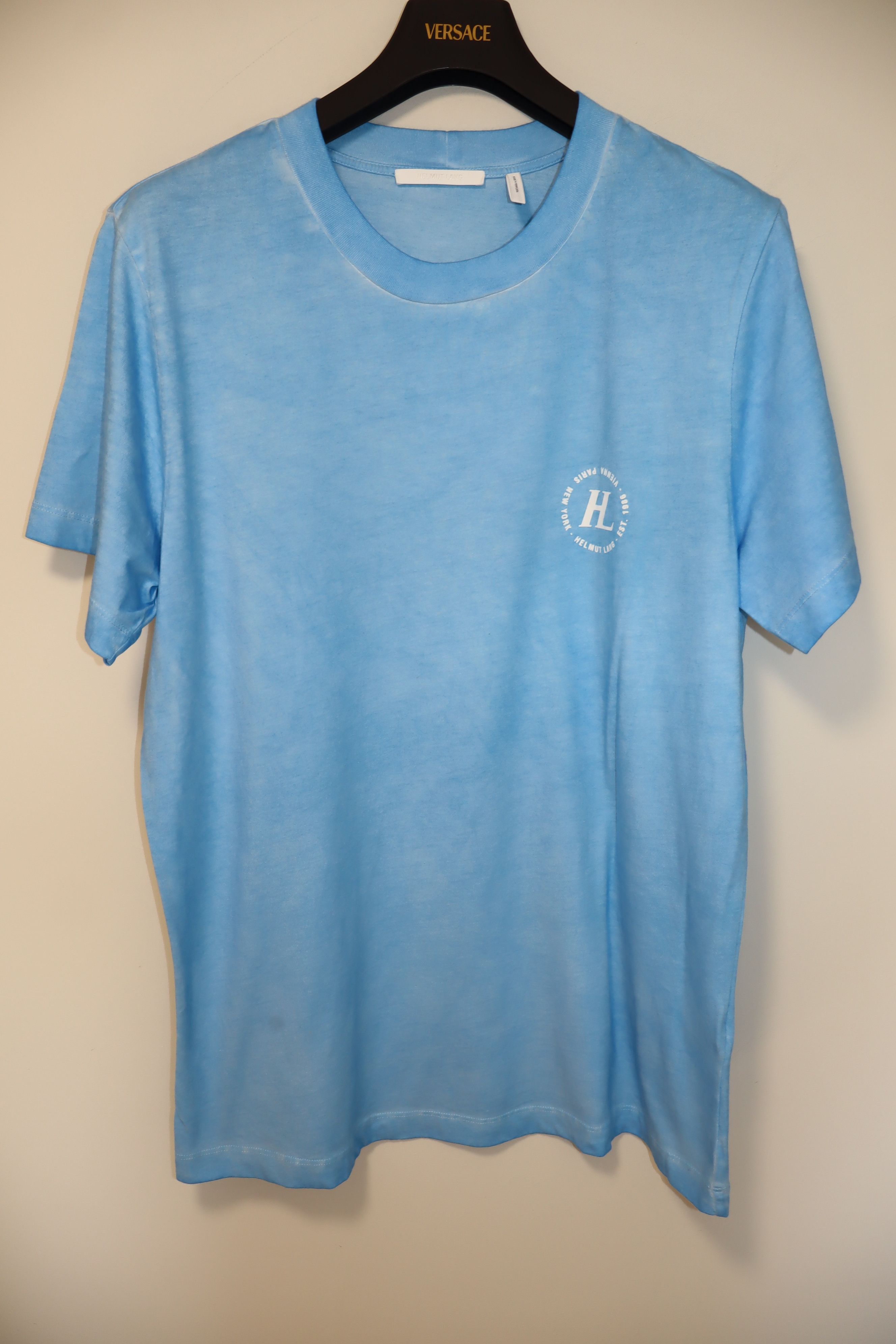 Helmut Lang washed effect logo t-shirt Size US M / EU 48-50 / 2 - 1 Thumbnail