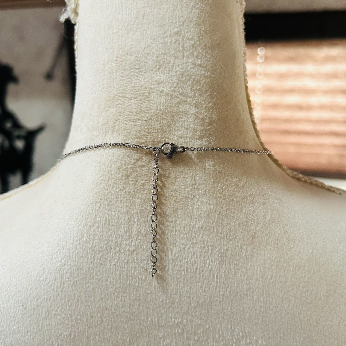 Handmade Handcrafted silver plated African turquoise pearl necklace Size ONE SIZE - 4 Thumbnail