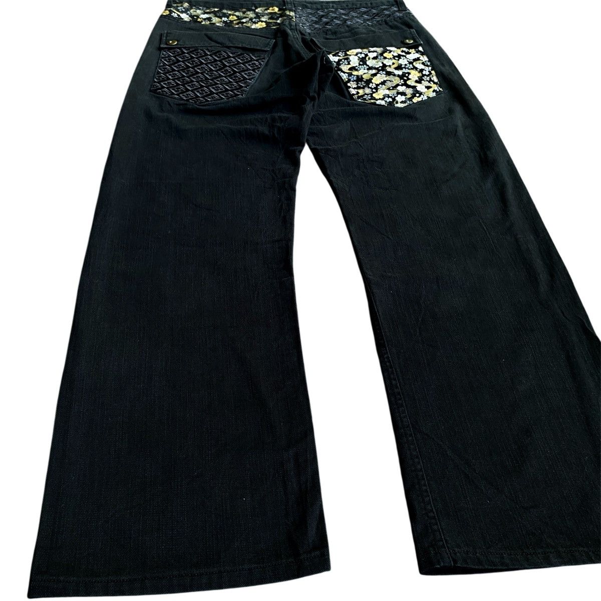 JNCO × Kamakura × Southpole Rare Vintage Japanese Denim Karakuri tamashi Sukajan Jeans Size US 34 / EU 50 - 3 Thumbnail
