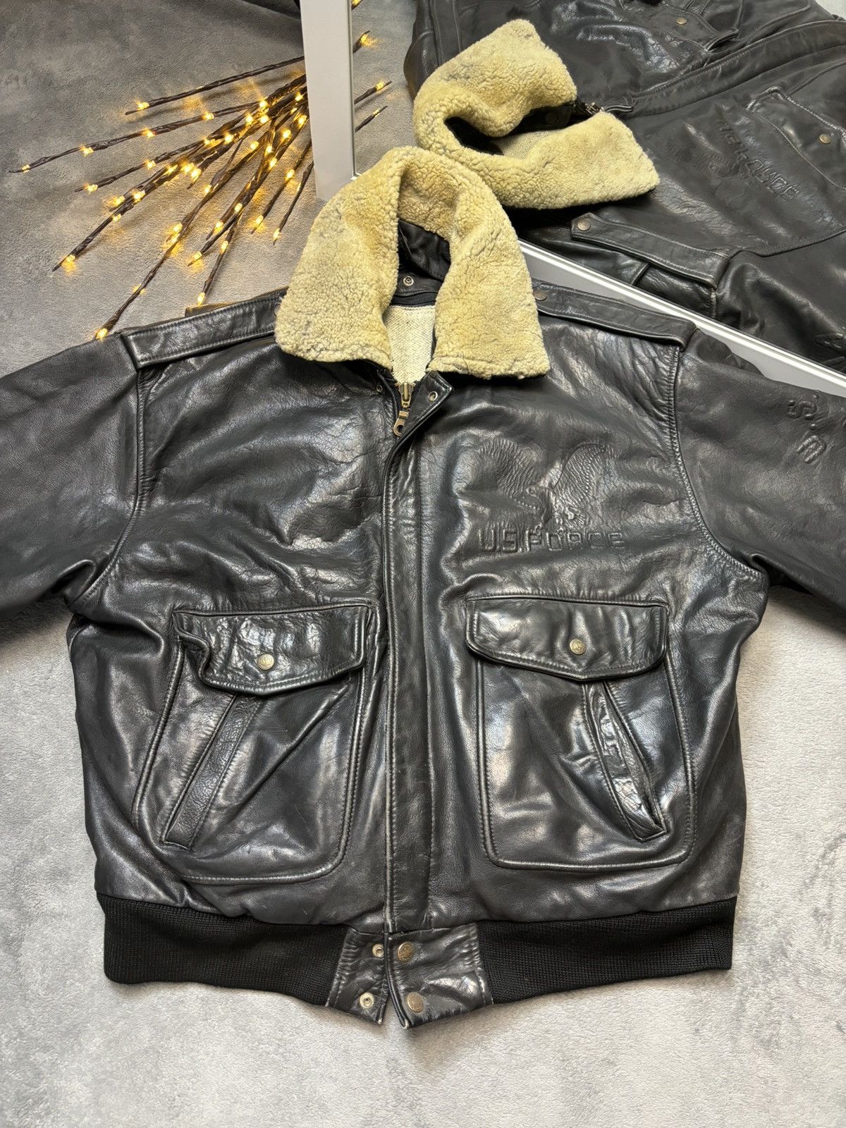 Big Star × If Six Was Nine × Vintage Vintage Aviator Leather Bomber Big Star U.S Army Air Force 8 Size US L / EU 52-54 / 3 - 1 Thumbnail