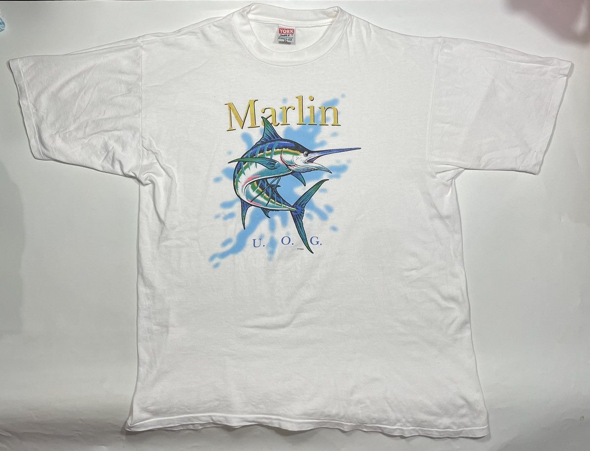 Vintage Vintage 90s Marlin Yorker copyright single stitch cuff Size US XL / EU 56 / 4 - 2 Thumbnail