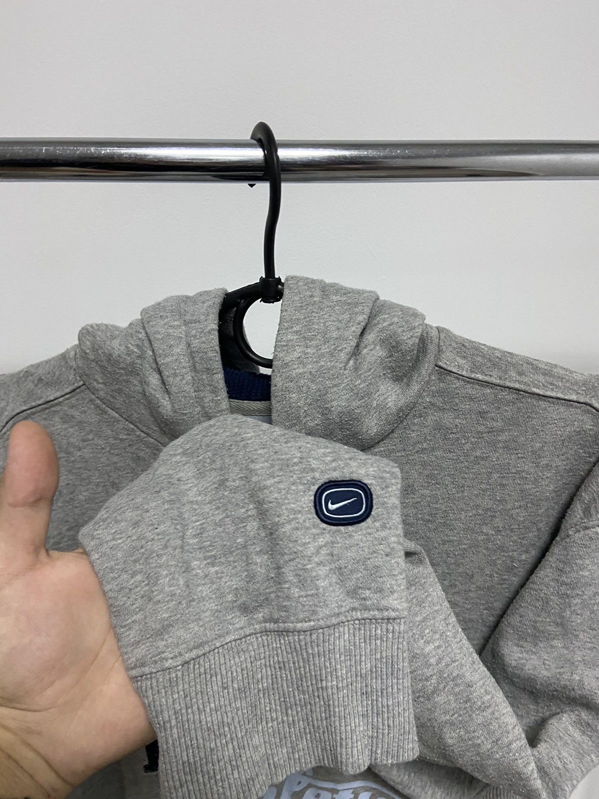Nike × Vintage Nike Athletic Vintage Hoodie Big Logo Skateboarding Size US L / EU 52-54 / 3 - 6 Thumbnail