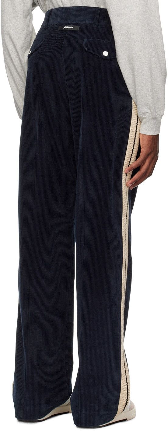 Palm Angels o1y0325 Logo Casual Pant in Midnight Blue Size US 32 / EU 48 - 3 Thumbnail