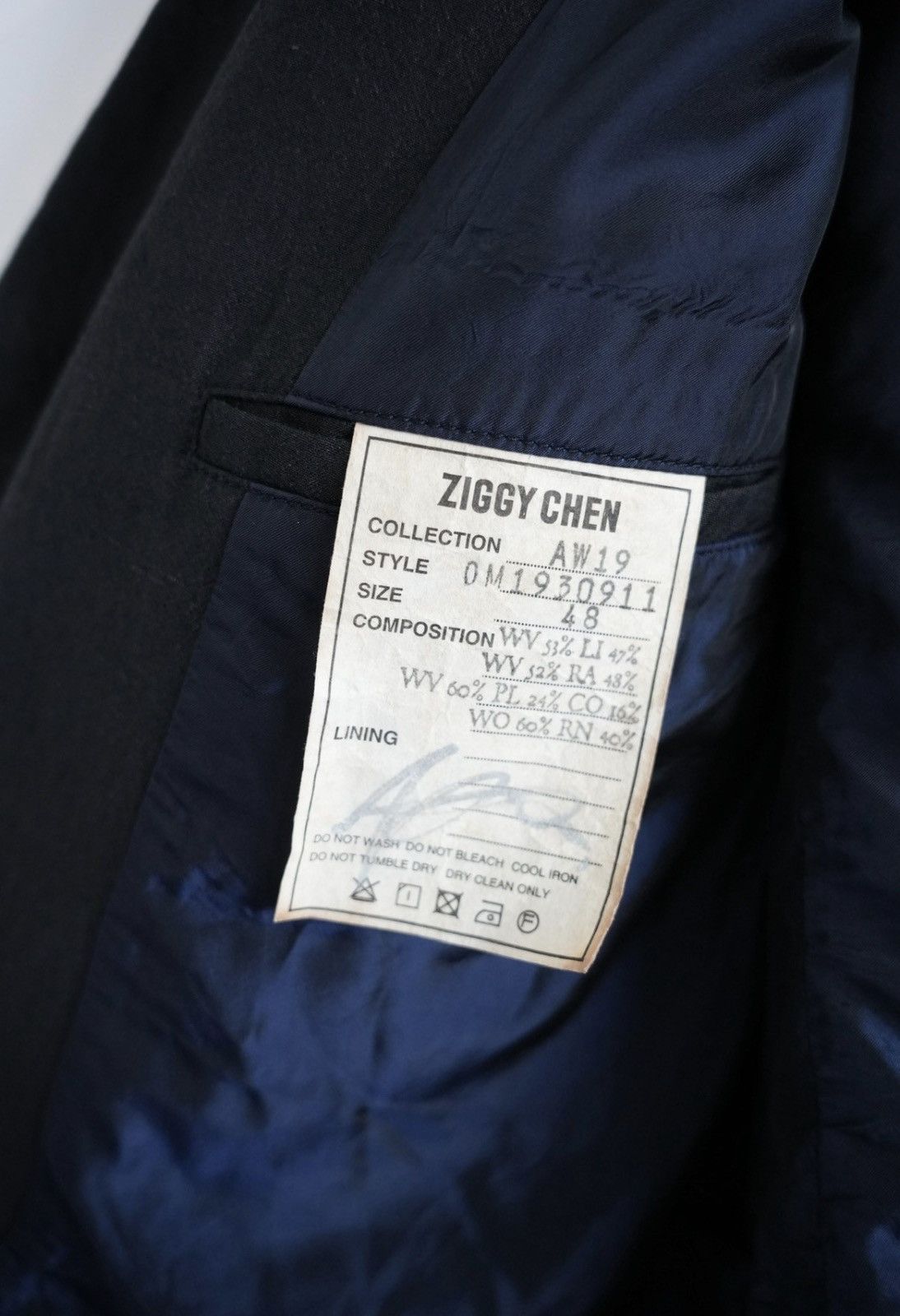 Ziggy Chen Ziggy Chen 19aw Cold Dyed Stripe Signed Suit K4 Size US M / EU 48-50 / 2 - 5 Thumbnail