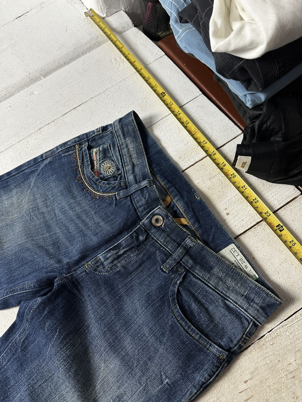 Diesel 🚨Gothic Diesel Regular Slim relax Flared Jeans Womens Size 28" / US 6 / IT 42 - 2 Thumbnail