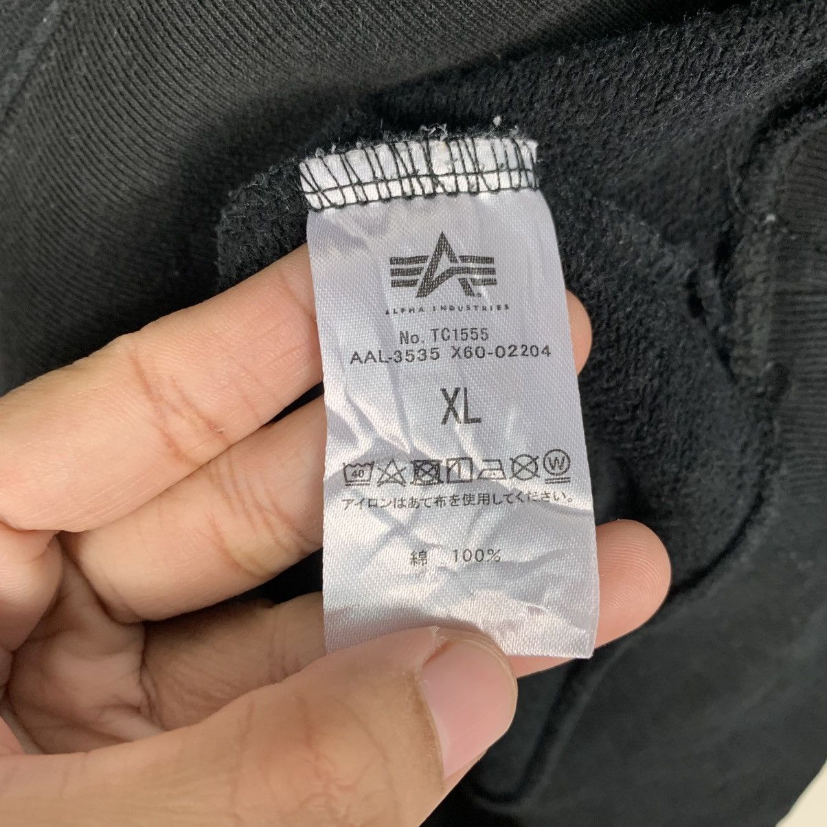Alpha Industries Alpha Industries Big Logo Crewneck Sweatshirt Size US XL / EU 56 / 4 - 12 Thumbnail