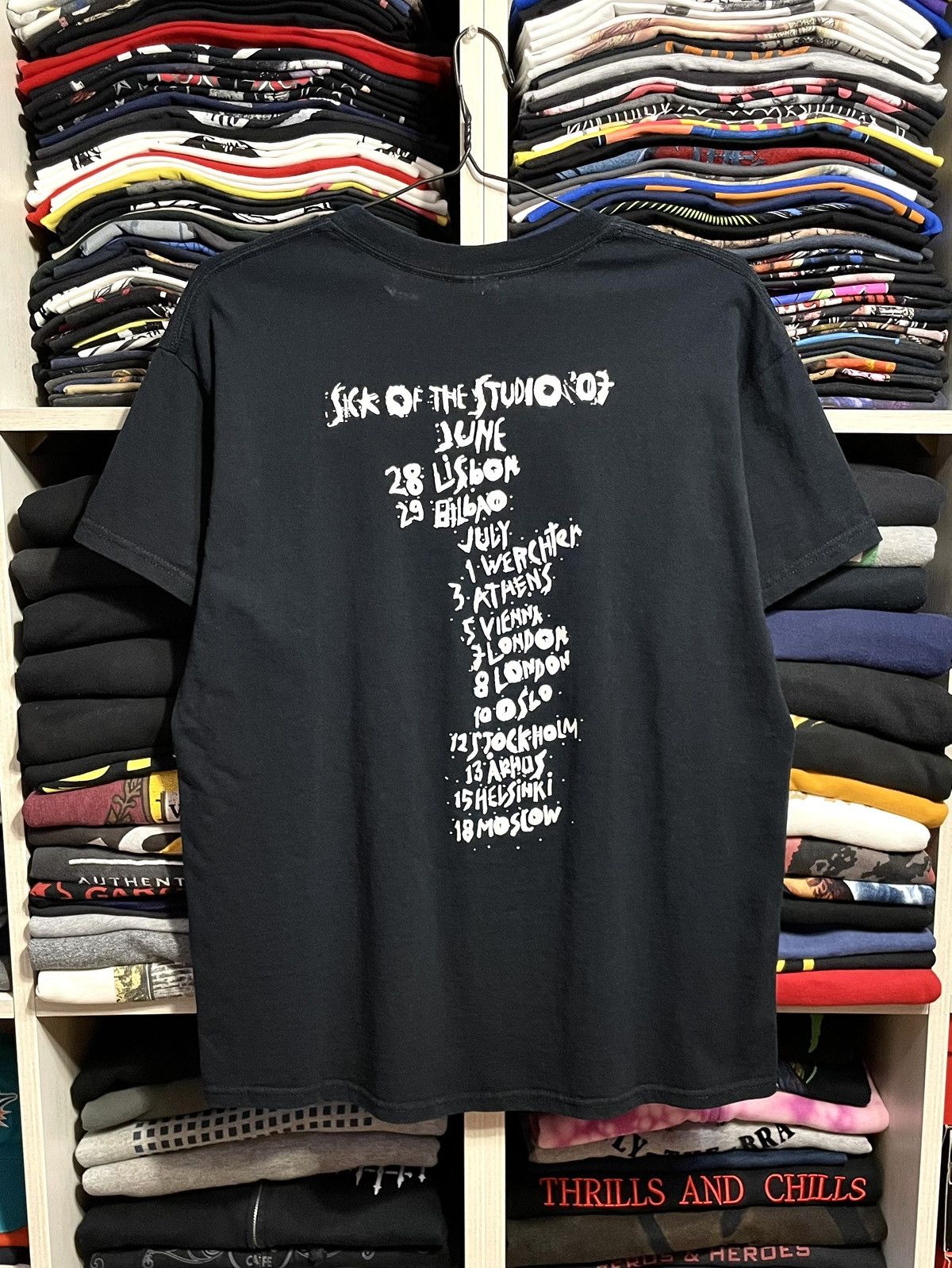 Band Tees Vintage 2007 Metallica Sick Of The Studio Rock Band T-Shirt Size US L / EU 52-54 / 3 - 8 Thumbnail