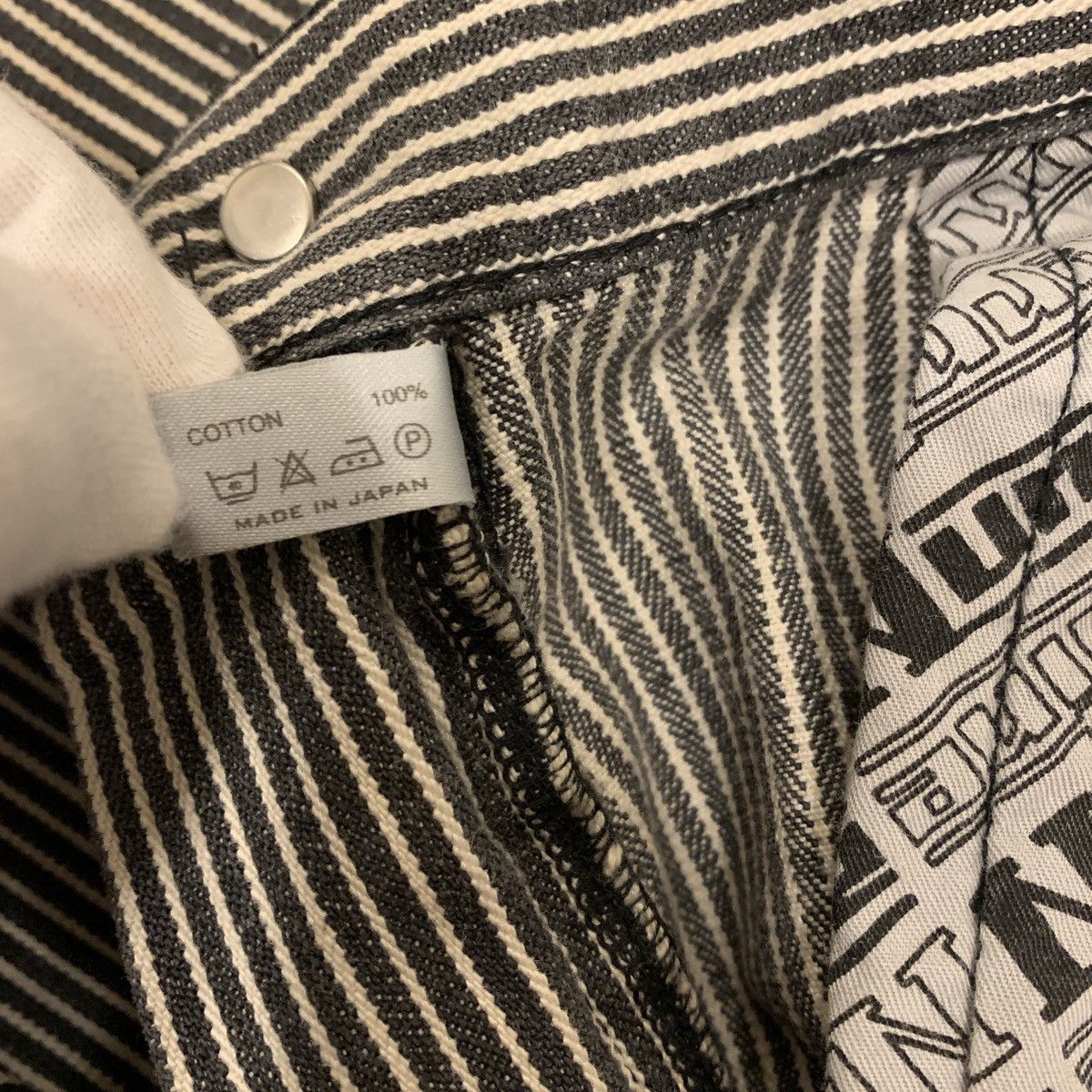 Number (N)ine Number (N)ine 2001AW “Standards” Hickory Grunge Denim Size US 31 - 7 Thumbnail