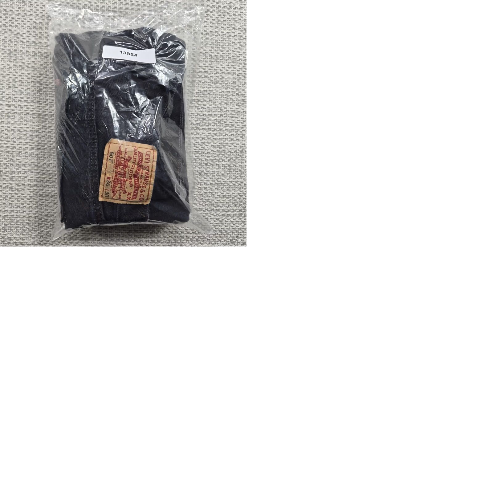 Levi's Levi's 501 Jeans Mens 36x30 Regular Fit Straight Button Fly Denim Pants Black Size US 36 / EU 52 - 9 Thumbnail