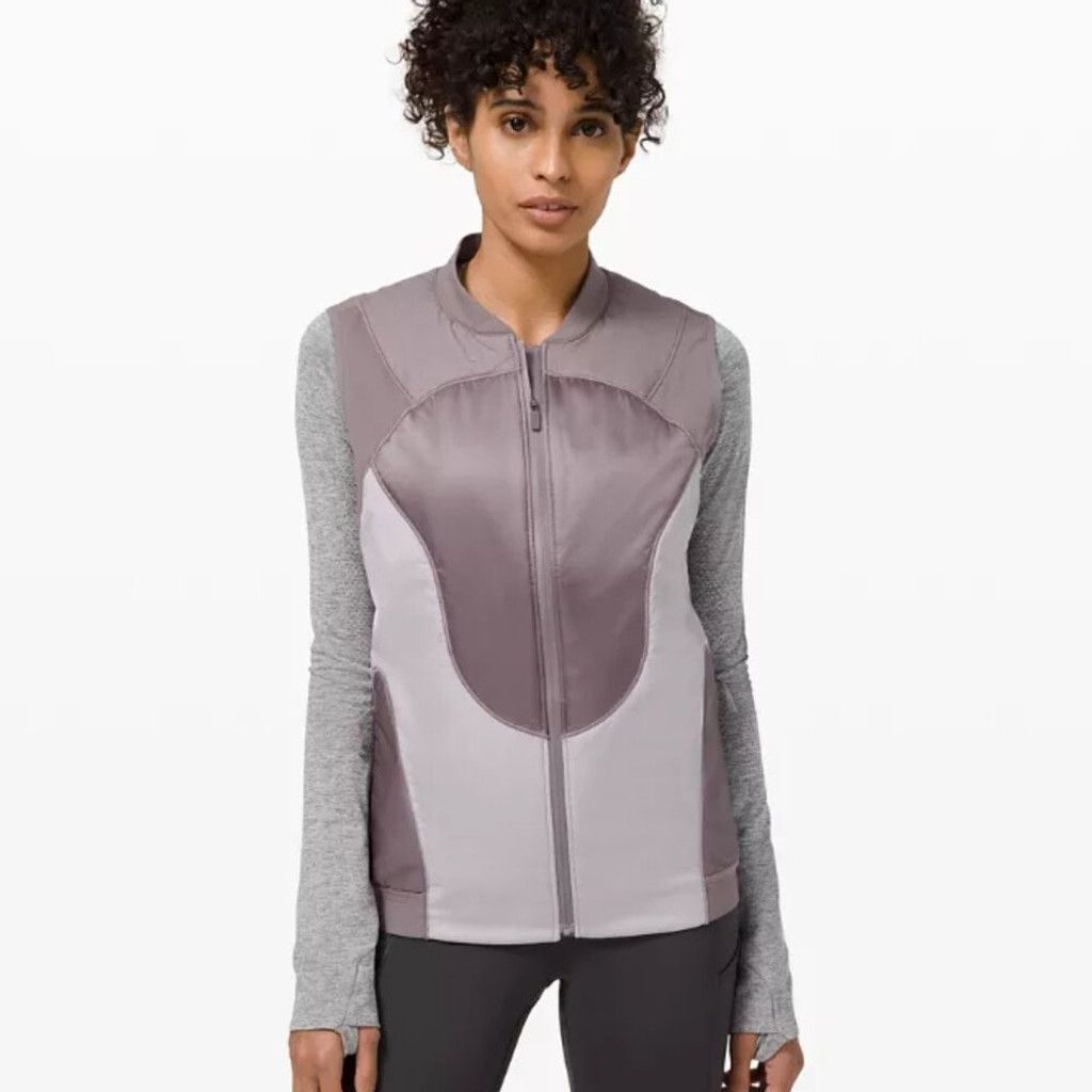 Lululemon LULULEMON Polar Pace Run Purple Pink Silver Vest Size S / US 4 / IT 40 - 1 Thumbnail
