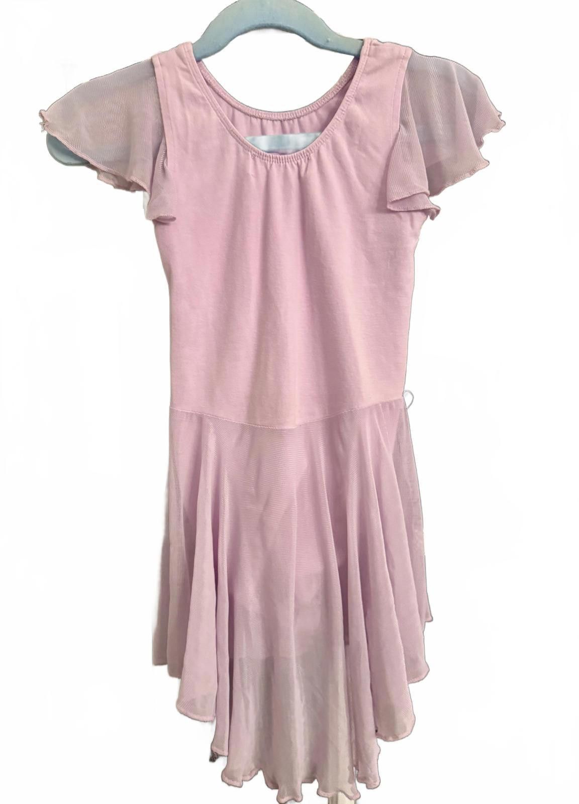 Other Purple Girls' Ballet Dance Leotard Dress with Sheer Skirt 4T Size ONE SIZE - 1 Thumbnail
