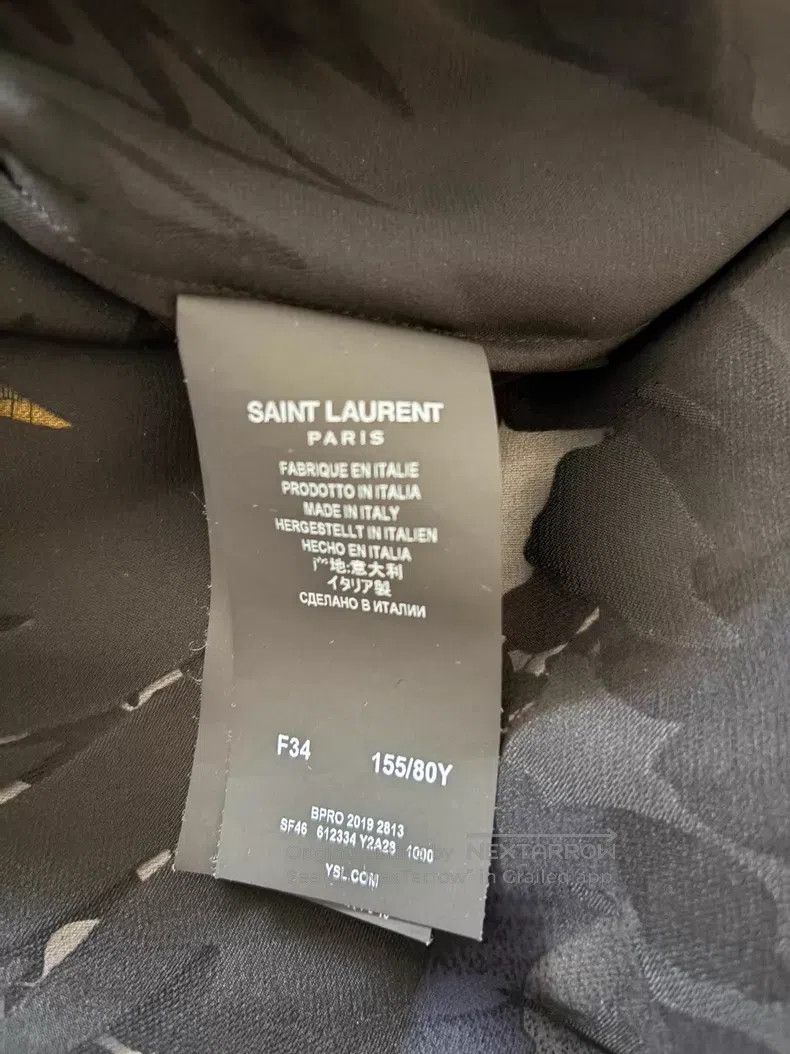 Saint Laurent Paris Saint Laurent Paris Black Short Sleeve Shirt i Size XXS / US 00 / IT 34 - 5 Thumbnail