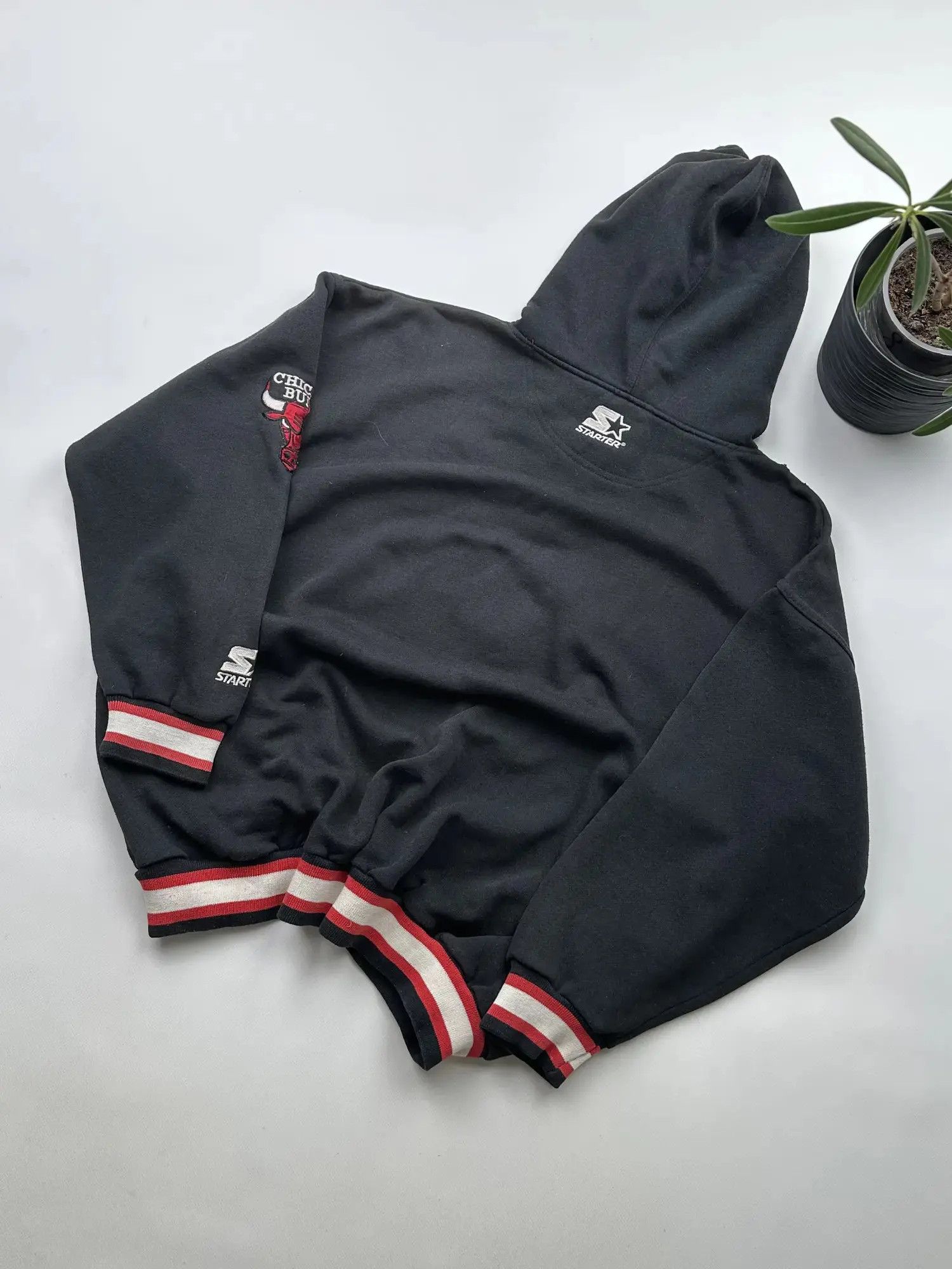 NBA Chicago Bulls NBA Starter Vintage Hoodie (92) Size US L / EU 52-54 / 3 - 9 Thumbnail
