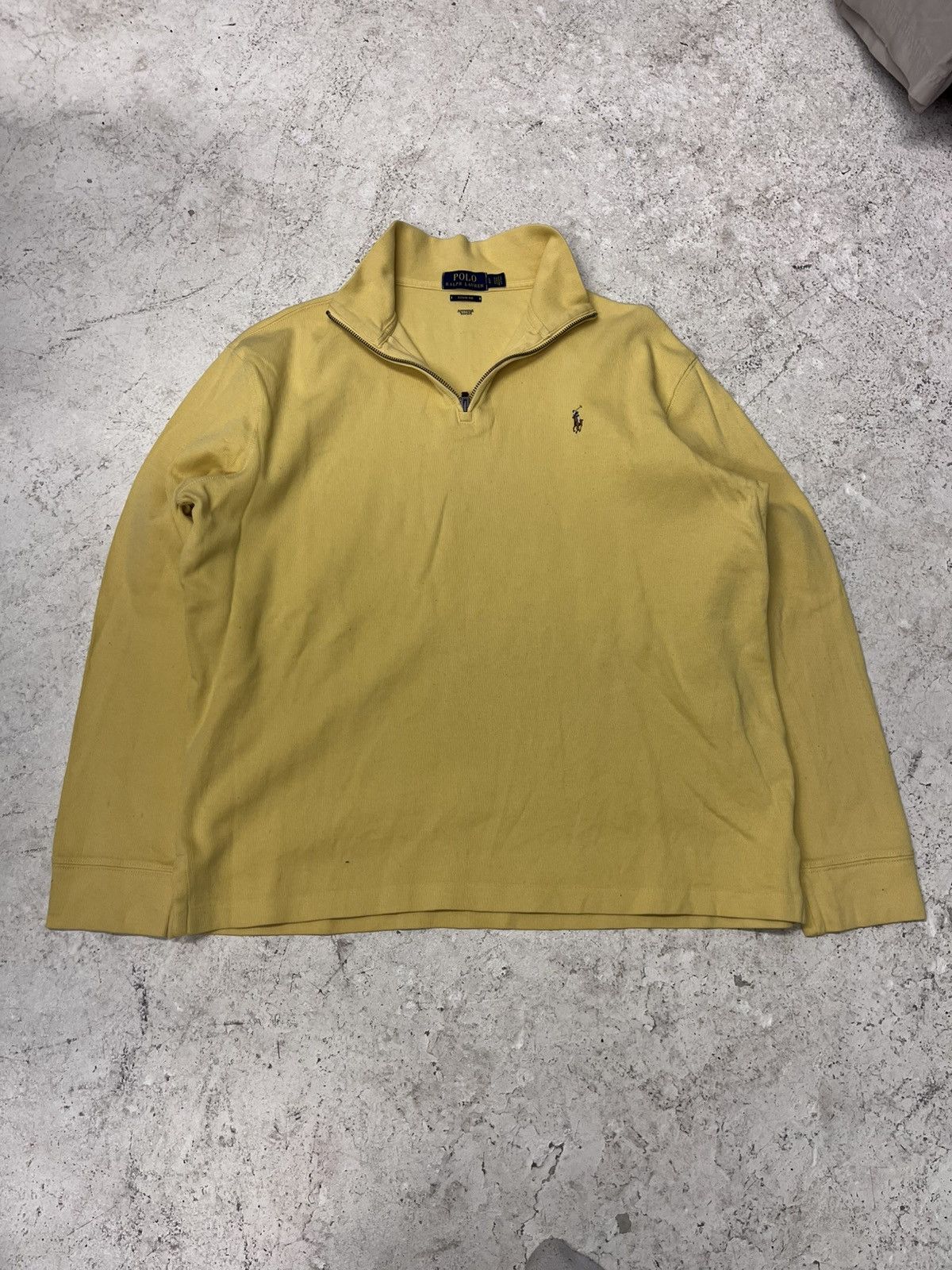 Polo Ralph Lauren Polo ralph lauren yellow quarter zip sweater Size US L / EU 52-54 / 3 - 2 Thumbnail