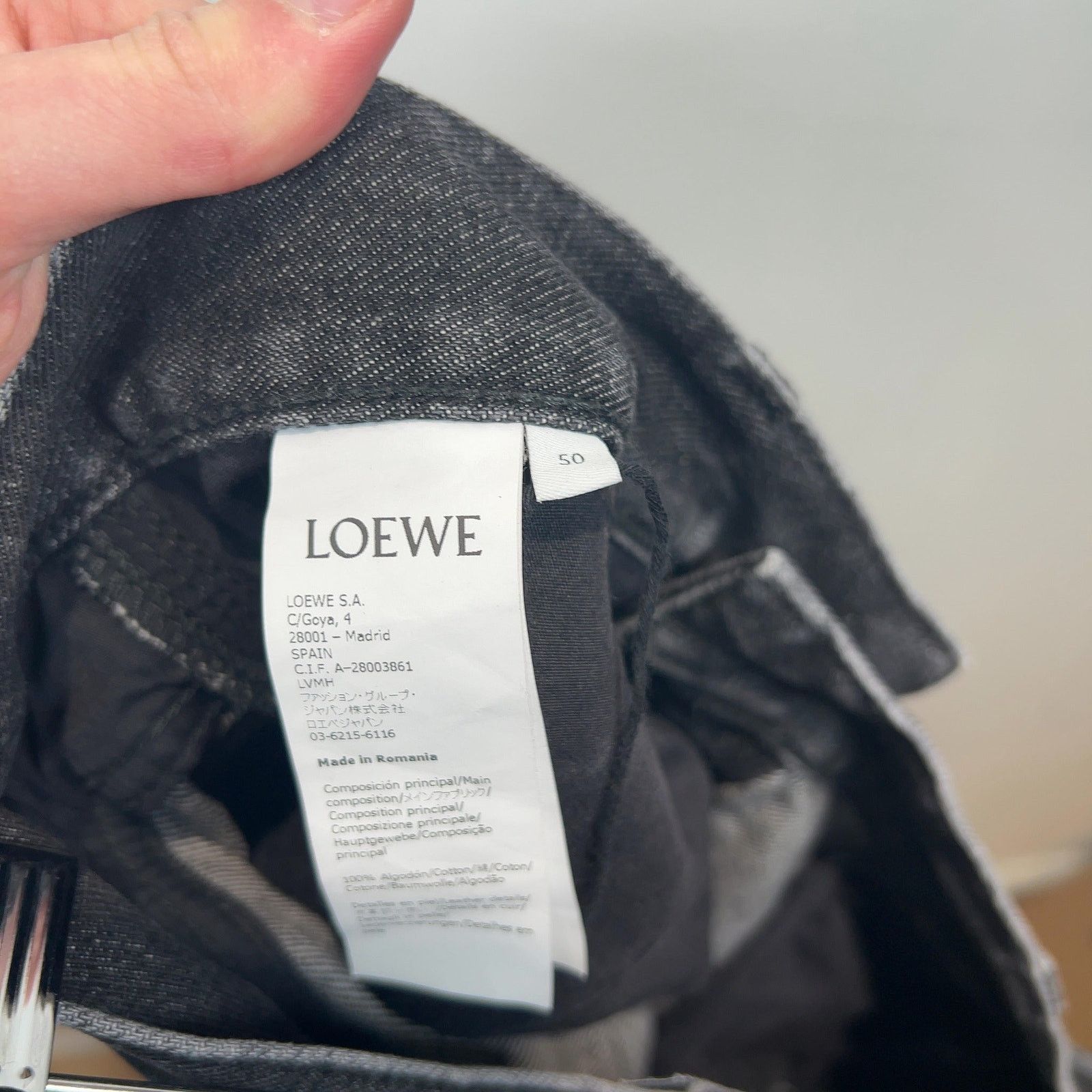 Loewe Loewe Anagram Pocket Washed Jeans Size US 34 / EU 50 - 6 Thumbnail